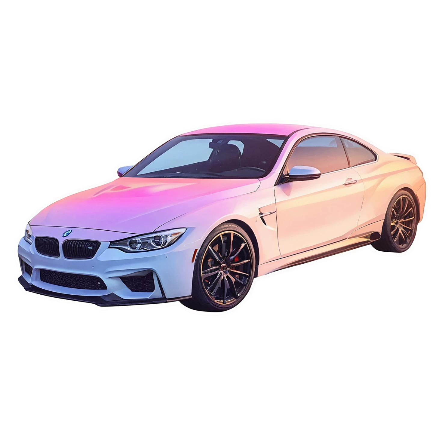Car watercolor sticker isolated on transparent background #13961