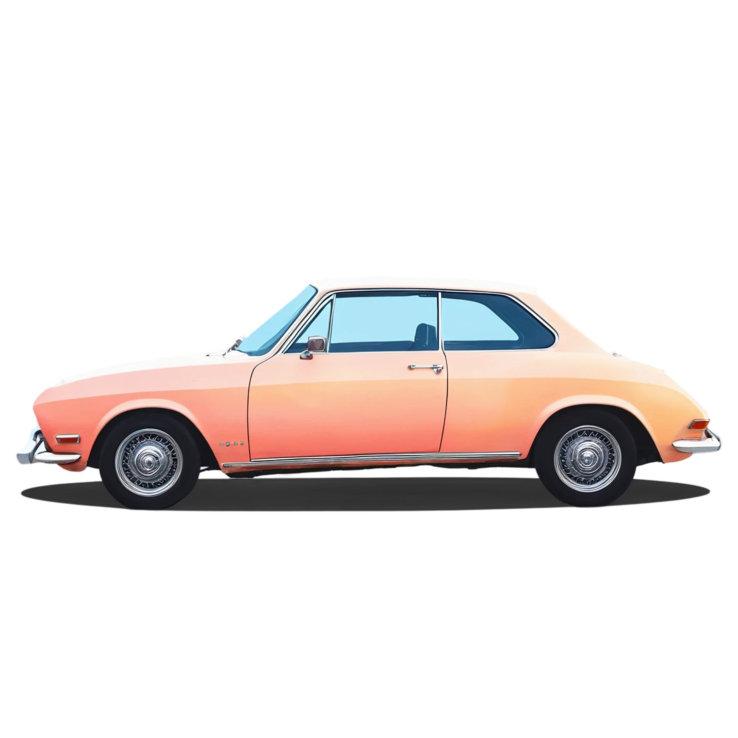 Car watercolor sticker isolated on transparent background #13993