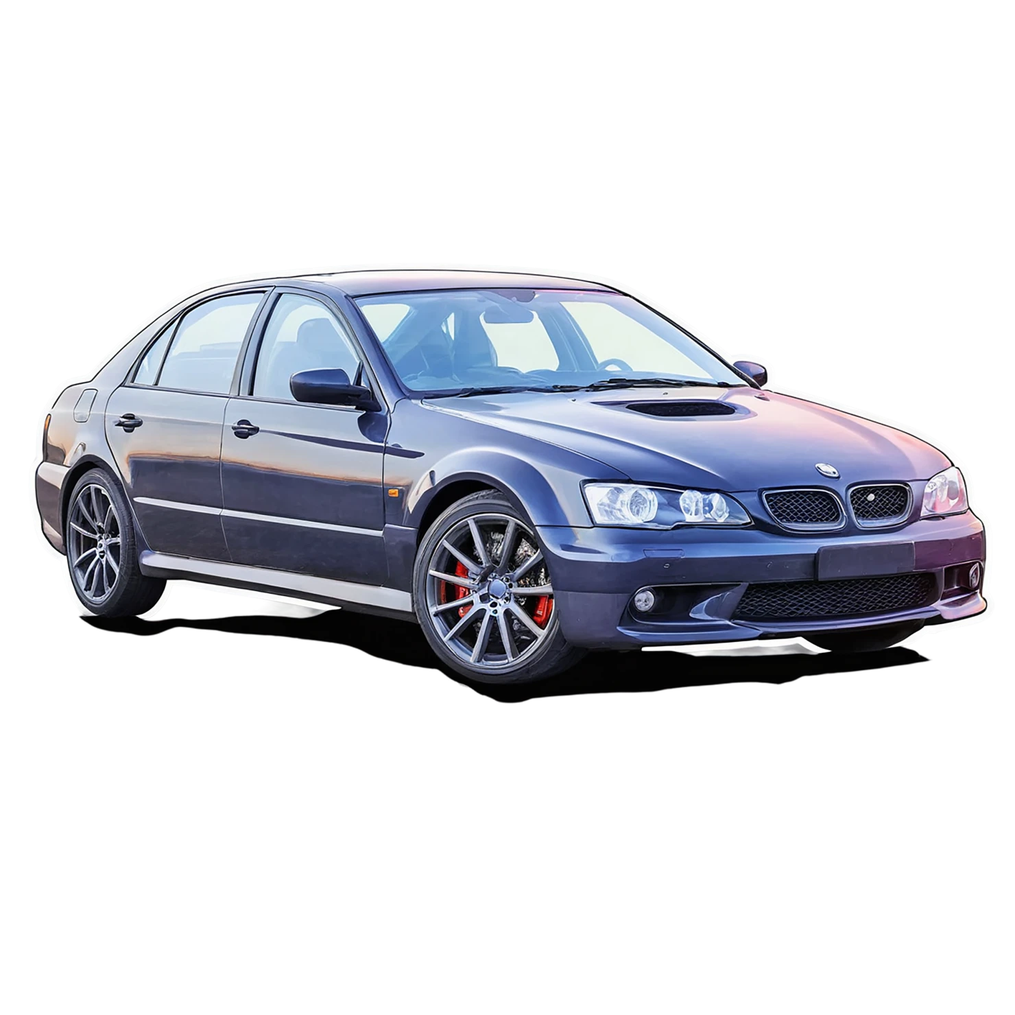 Car watercolor sticker isolated on transparent background #14005