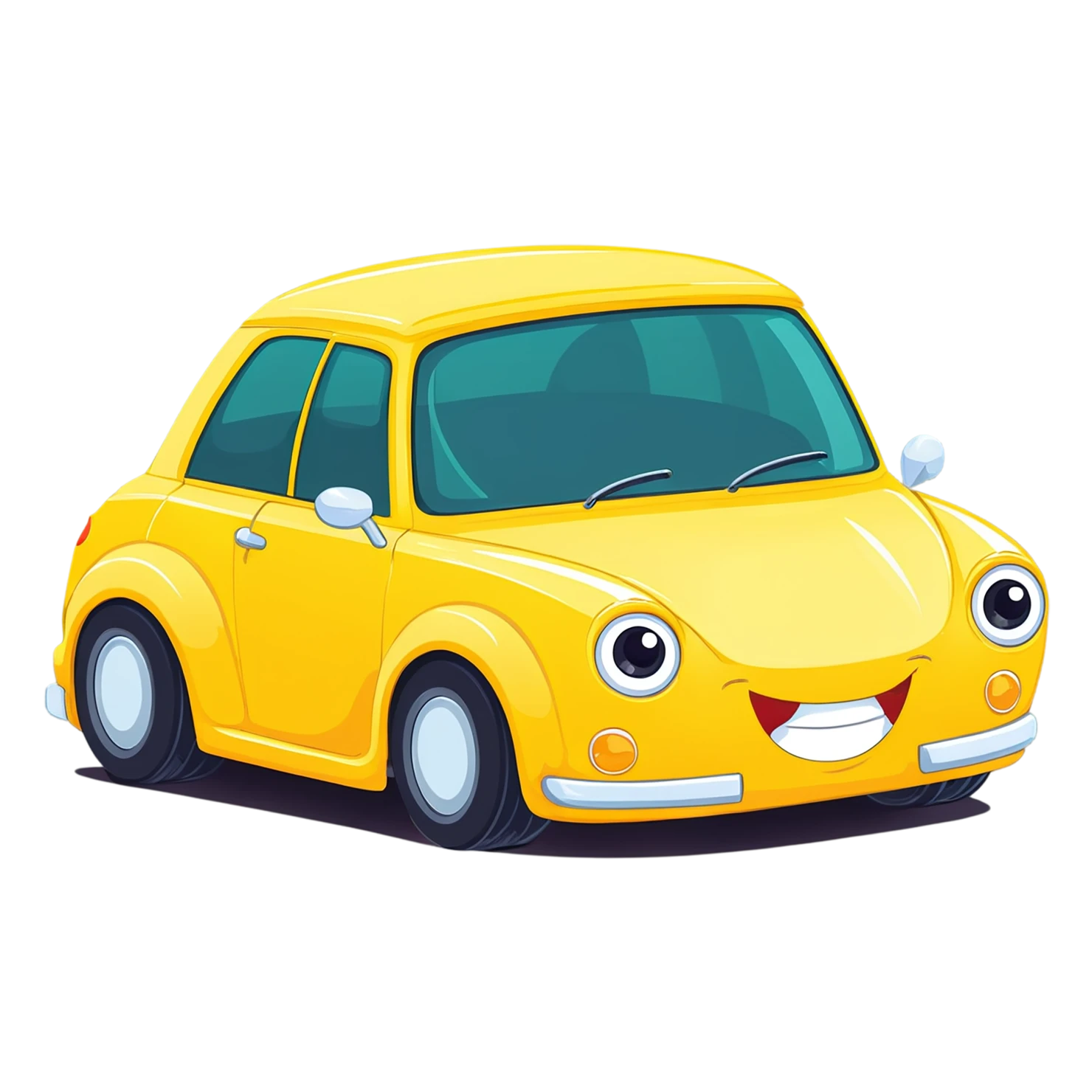 Car Cute sticker isolated on transparent background #14024