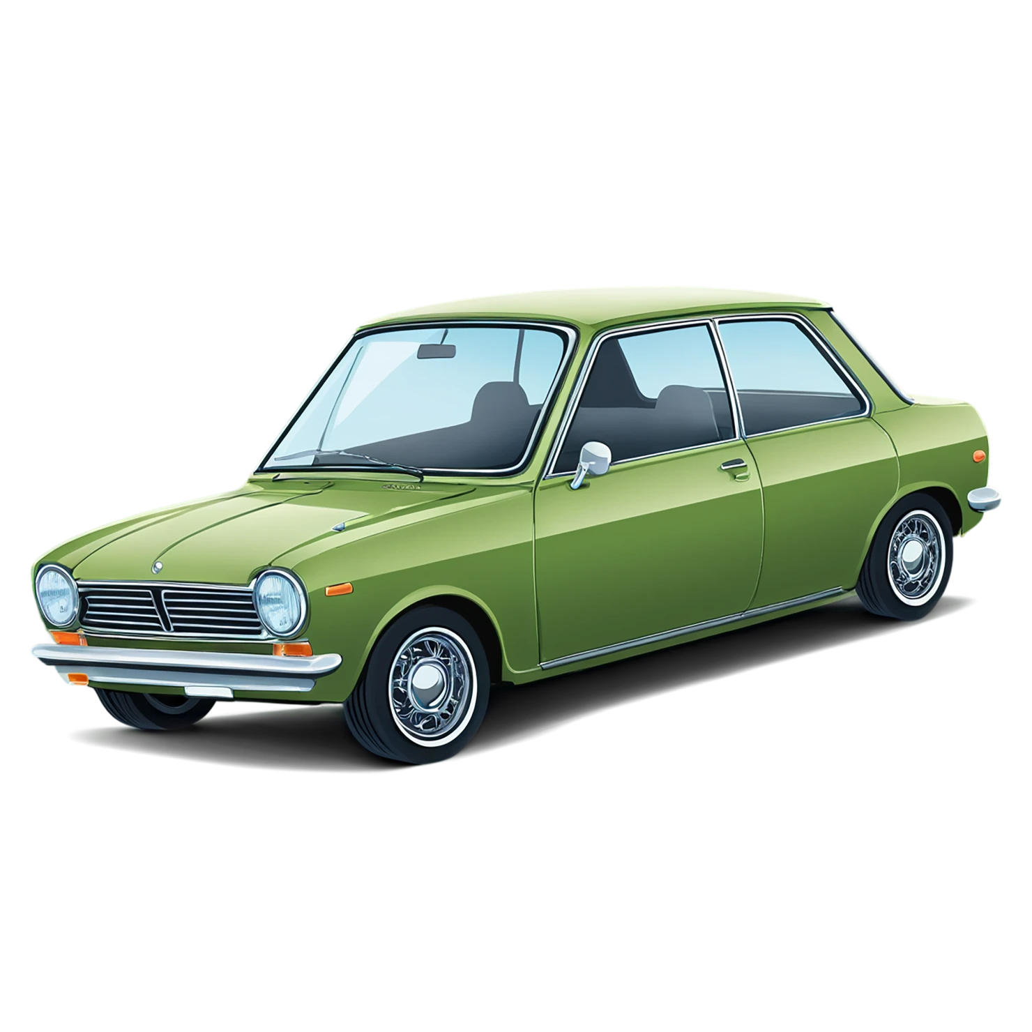 Car Cute sticker isolated on transparent background #14045