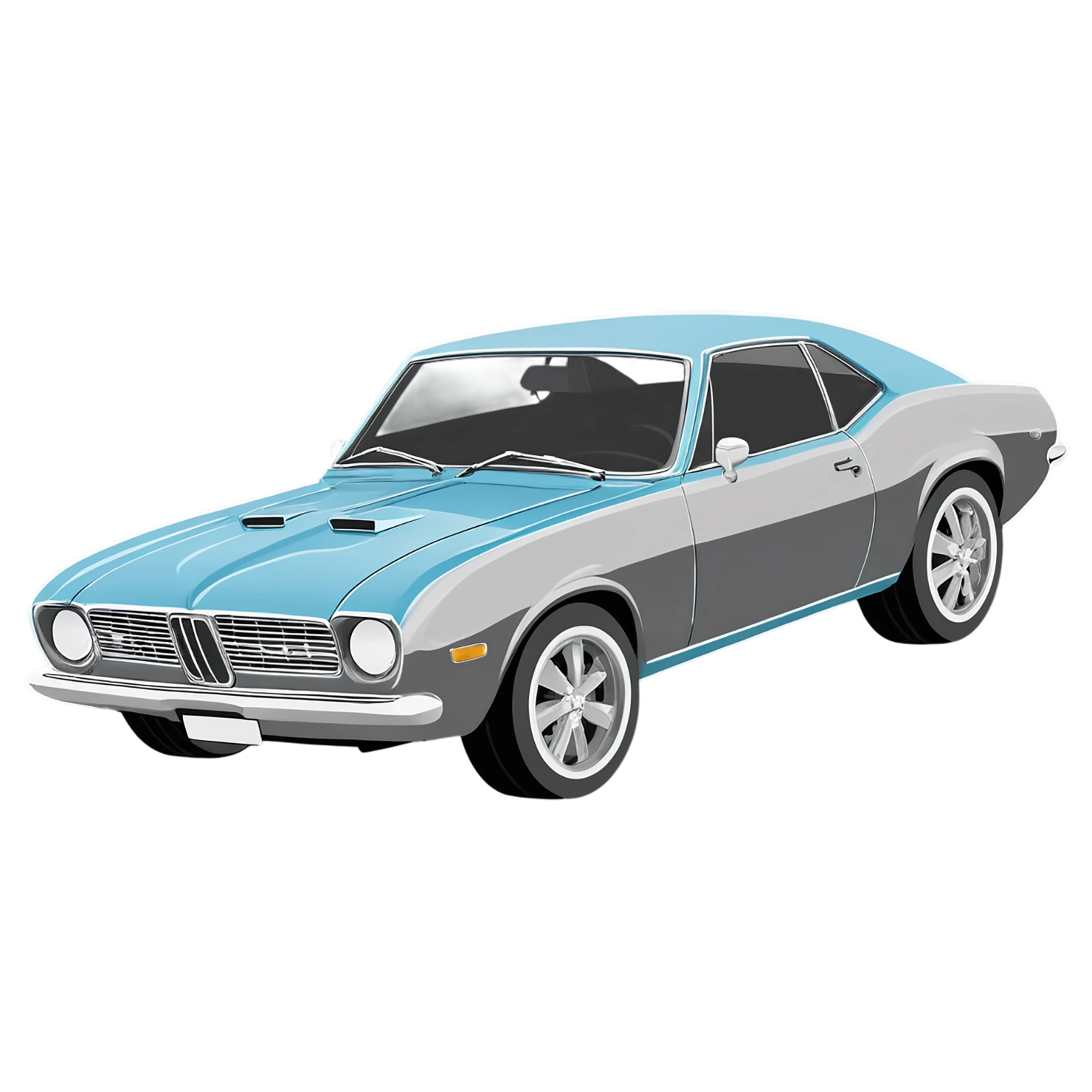 Car Cute sticker isolated on transparent background #14049