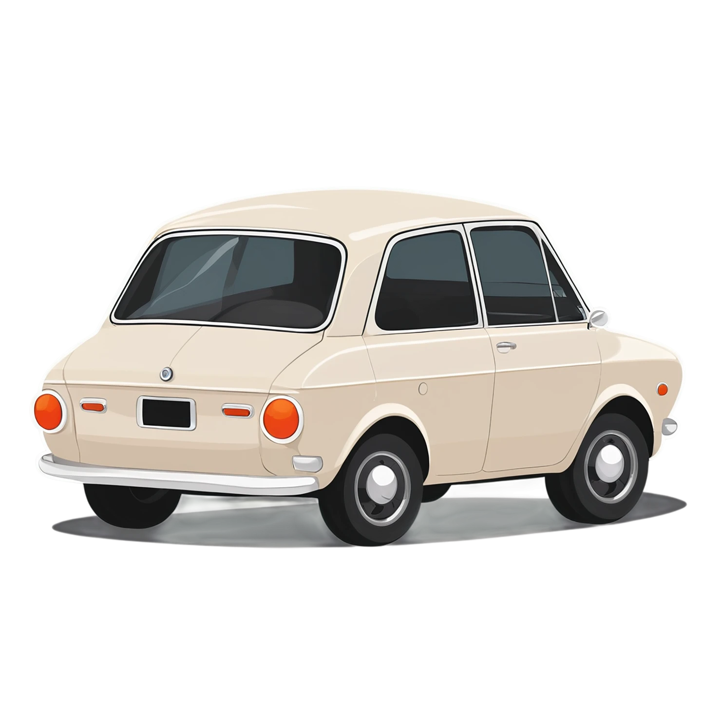 Car Cute sticker isolated on transparent background #14052