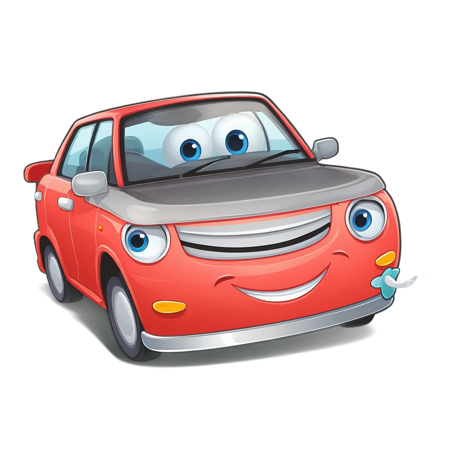 Car Cute sticker isolated on transparent background #14058