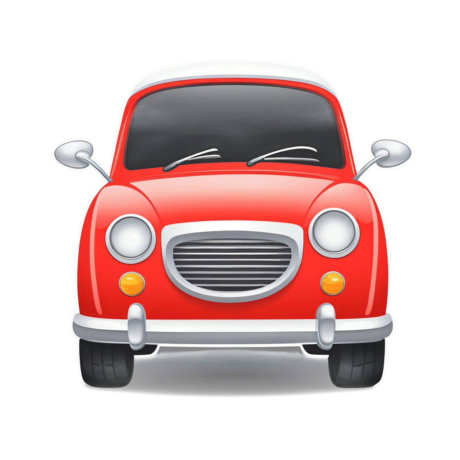 Car Cute sticker isolated on transparent background #14064