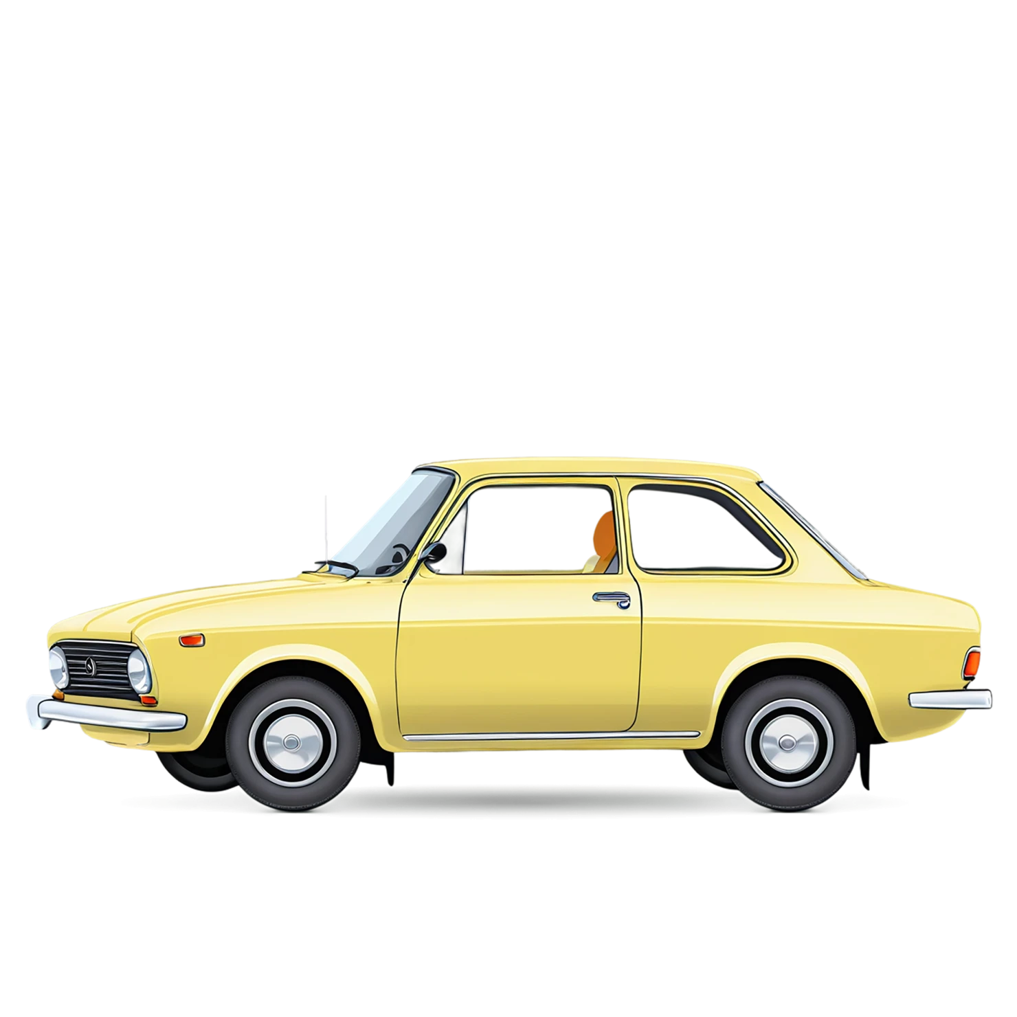 Car Cute sticker isolated on transparent background #14077
