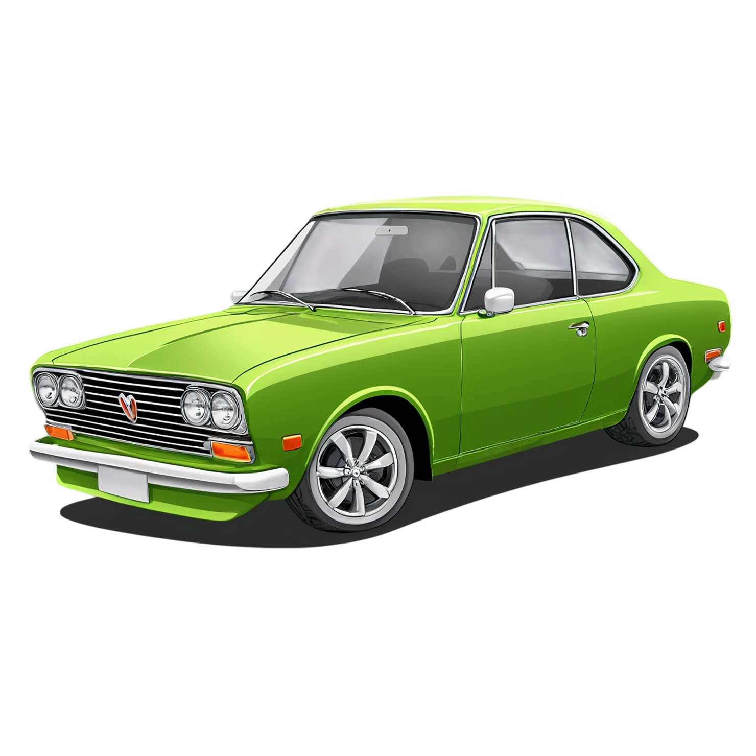 Car Cute sticker isolated on transparent background #14094