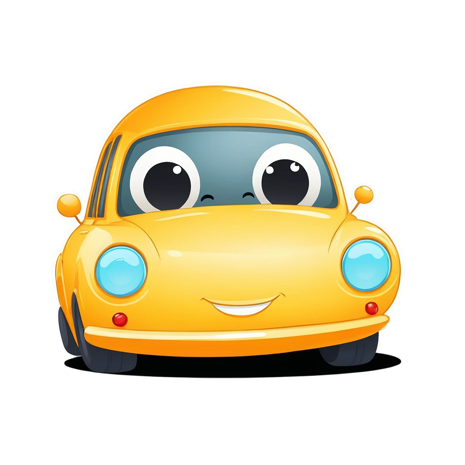 Car Cute sticker isolated on transparent background #14099