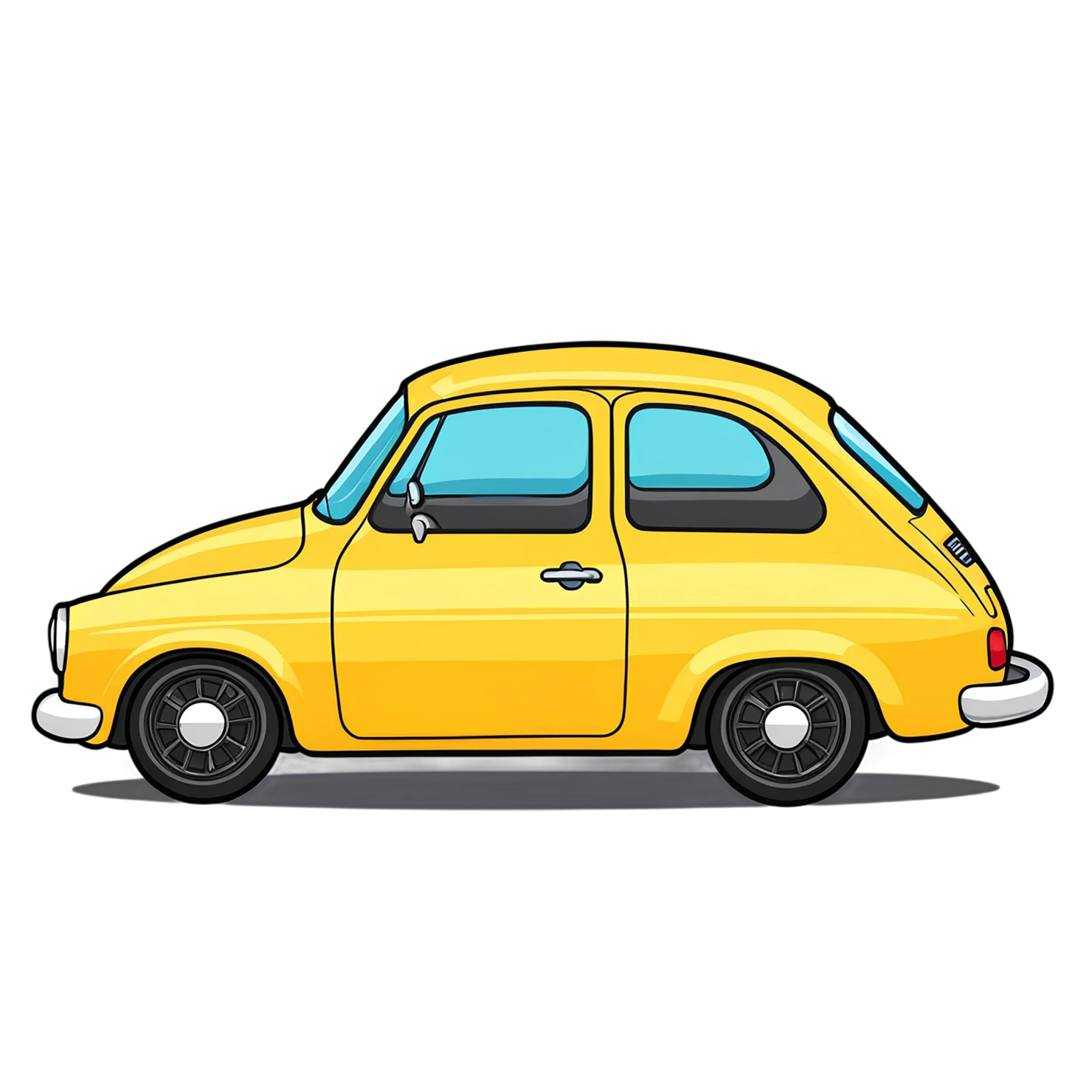 Car Cute sticker isolated on transparent background #14114