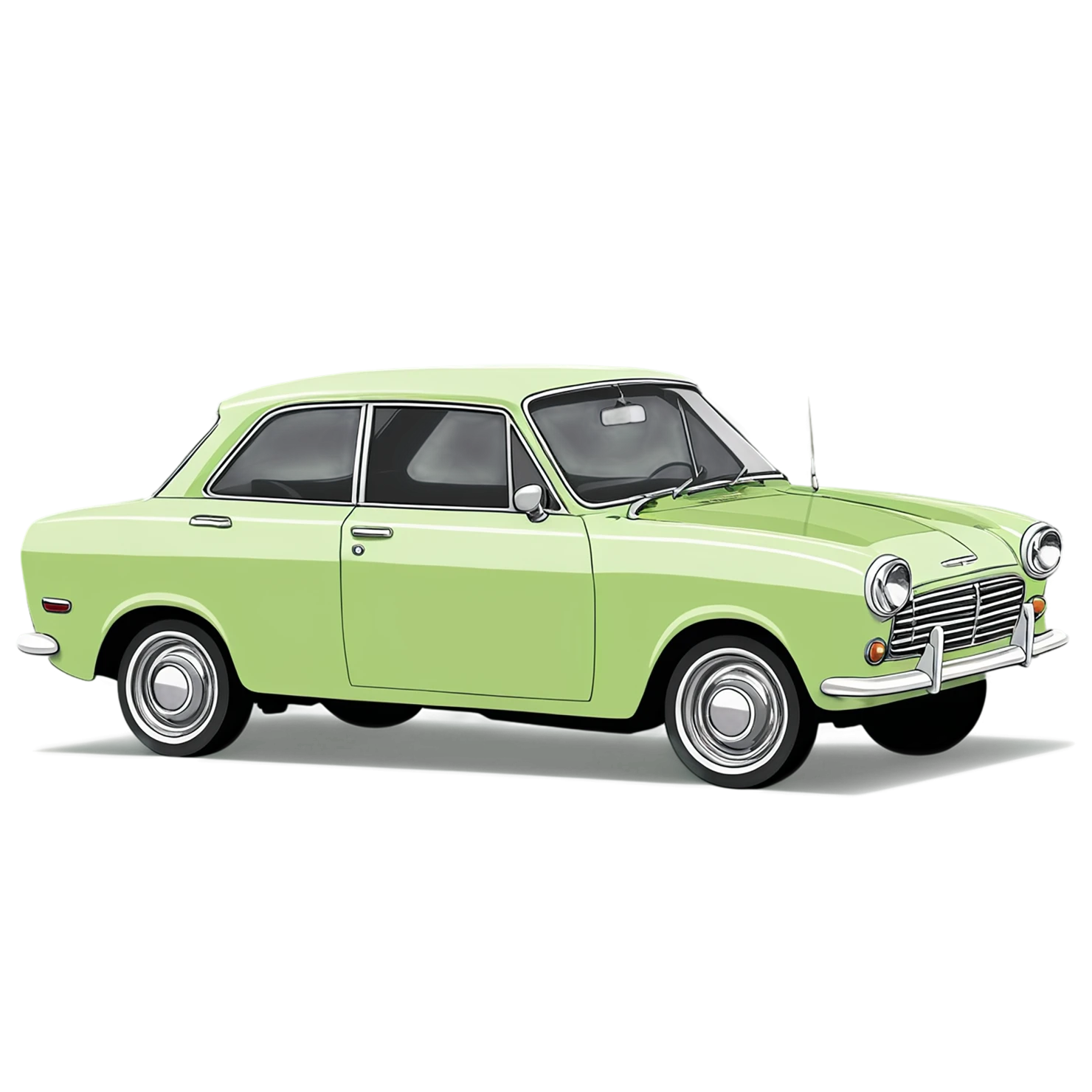 Car Cute sticker isolated on transparent background #14116