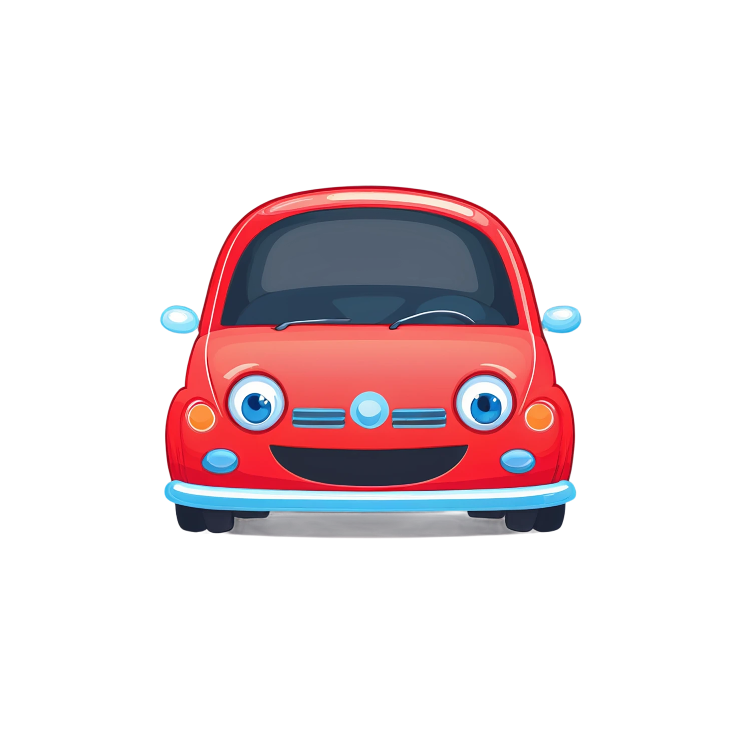 Car Cute sticker isolated on transparent background #14119