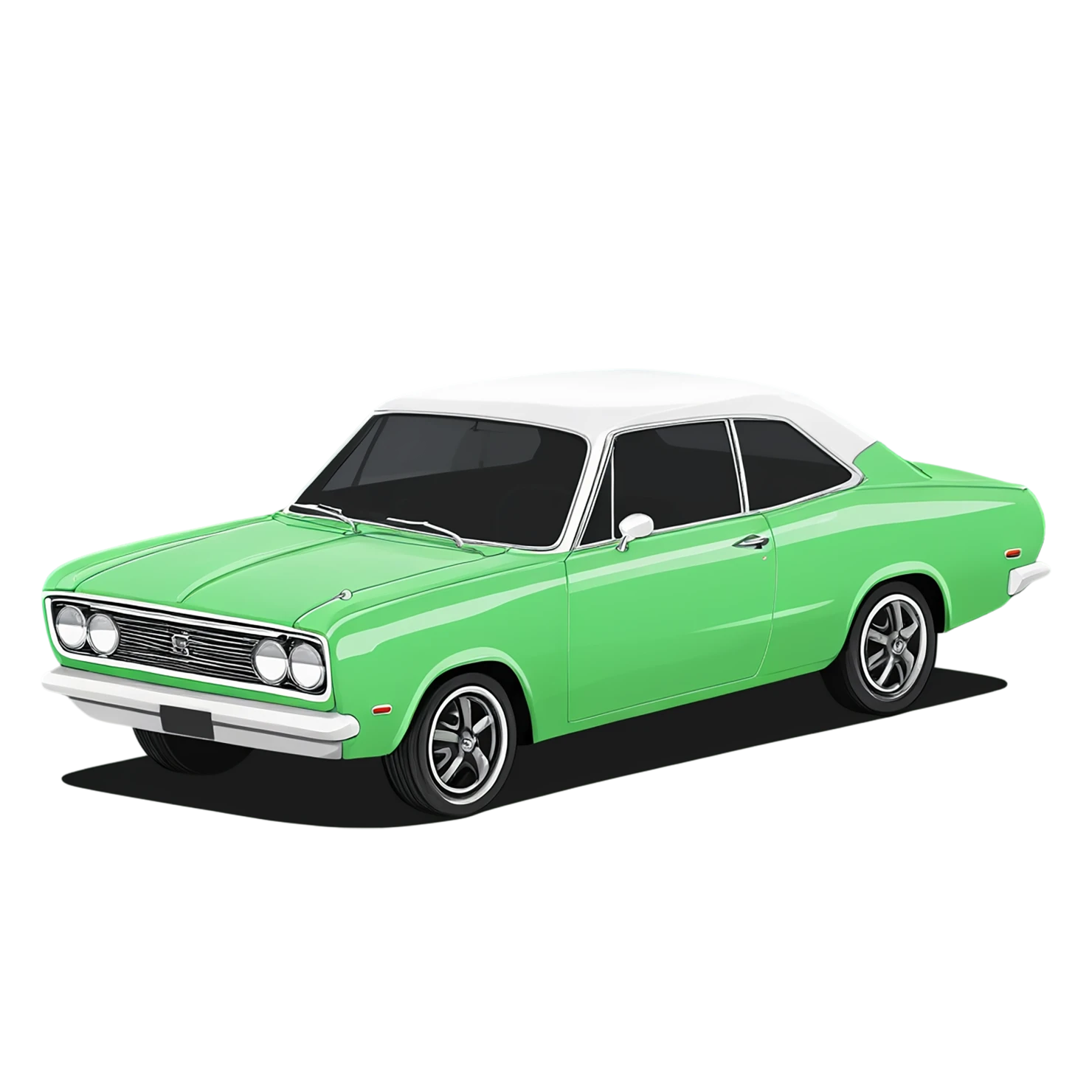 Car Cute sticker isolated on transparent background #14128