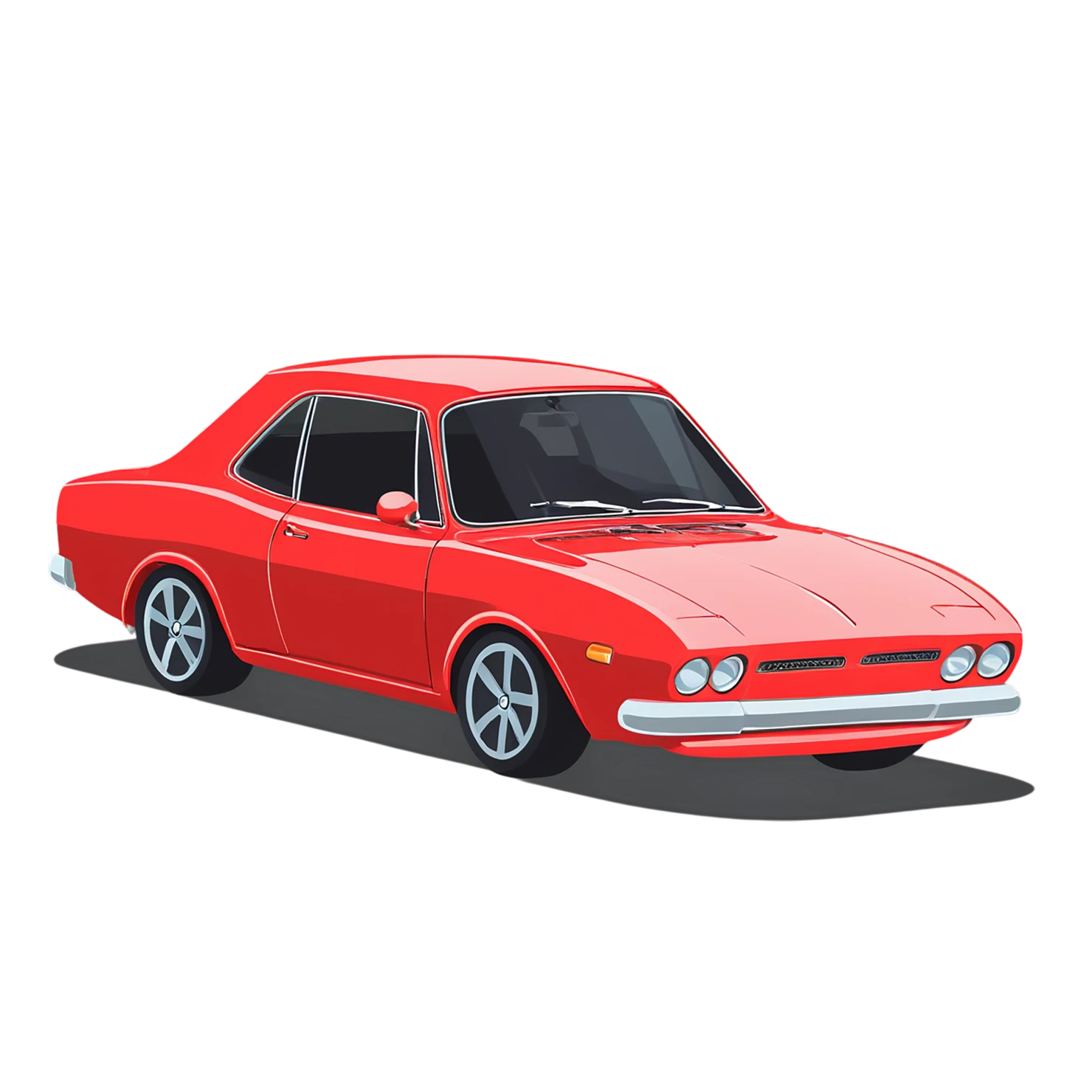 Car Cute sticker isolated on transparent background #14132