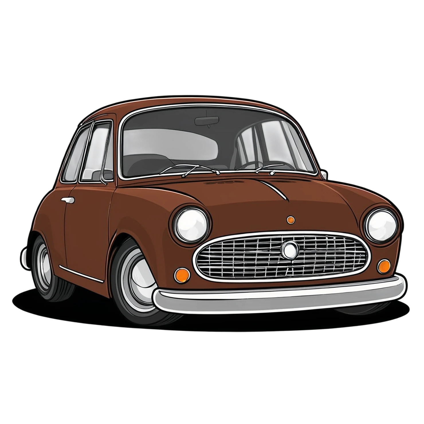 Car Cute sticker isolated on transparent background #14134
