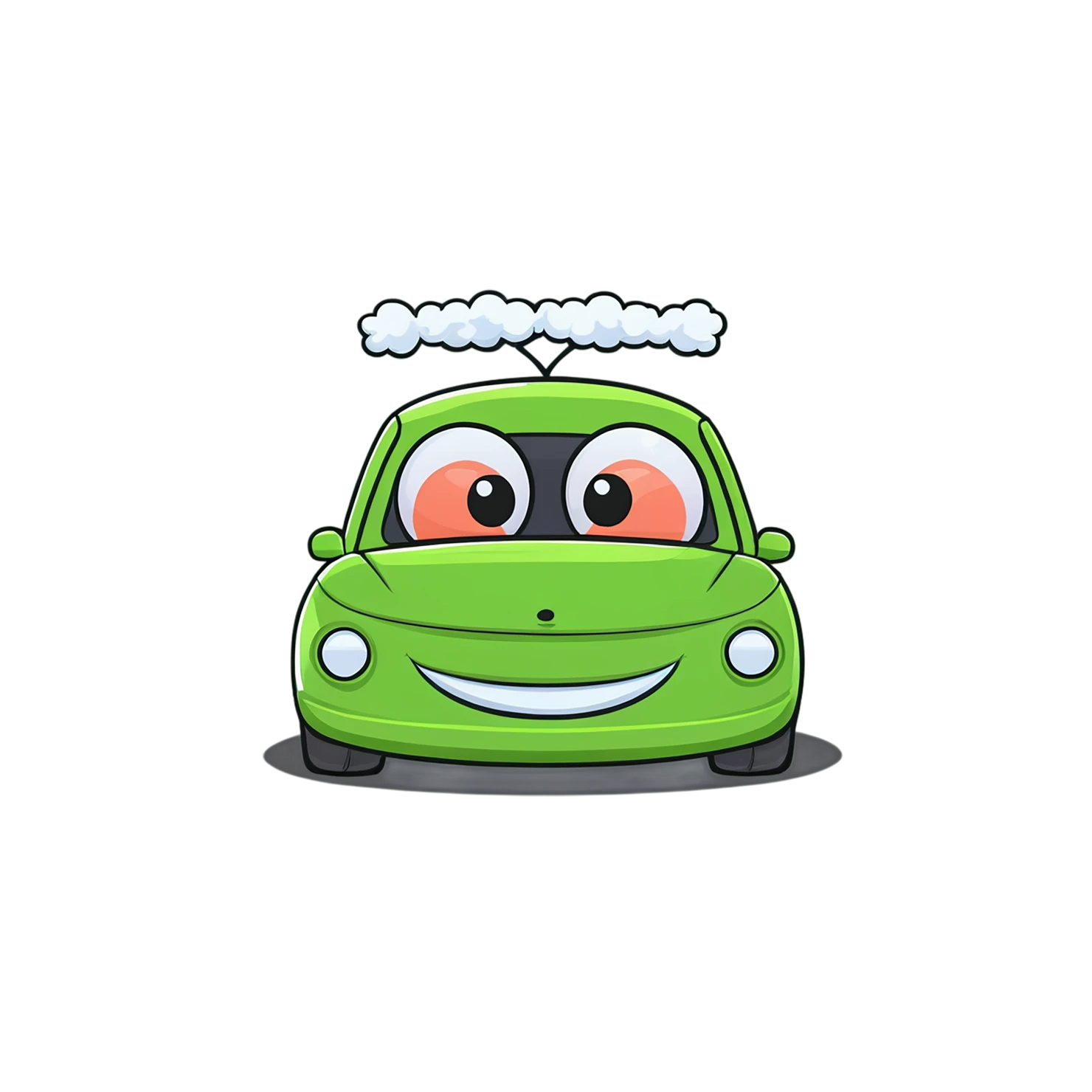 Car Cute sticker isolated on transparent background #14180