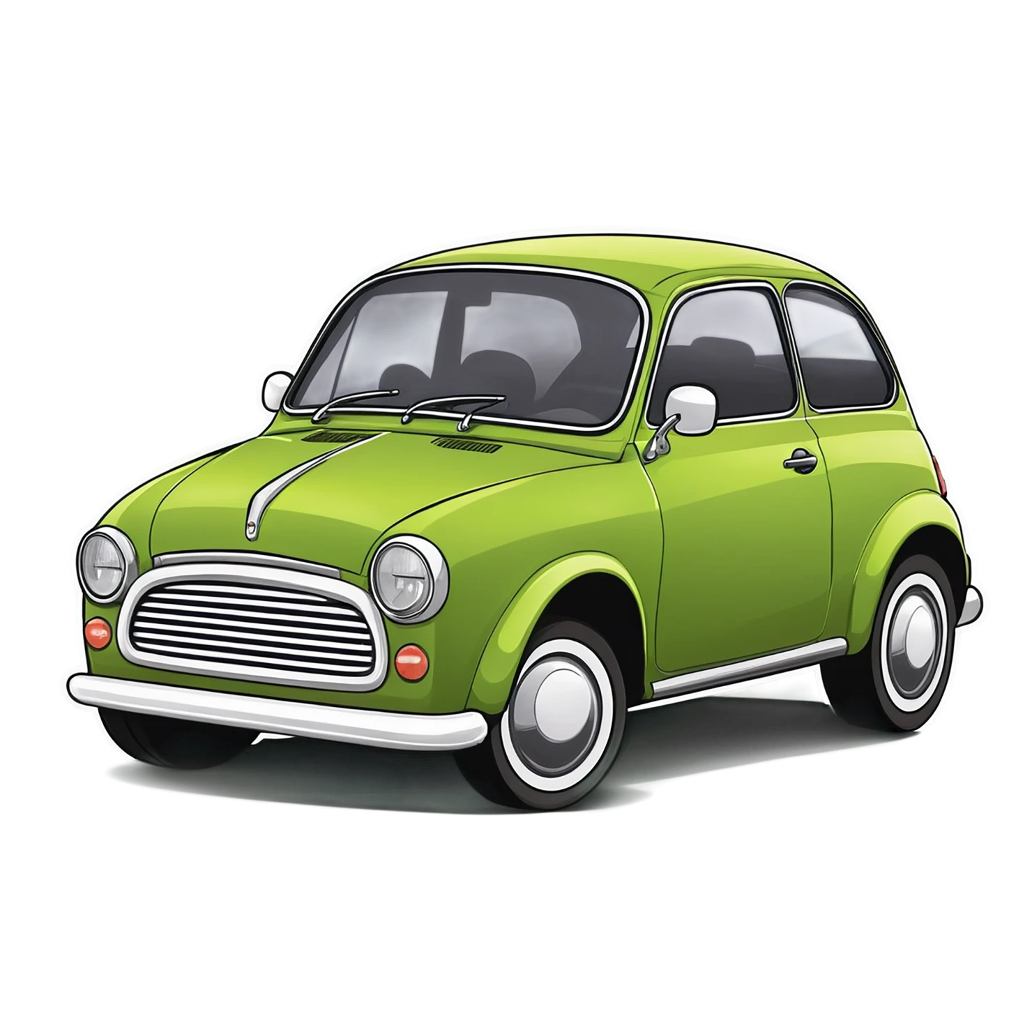 Car Cute sticker isolated on transparent background #14197