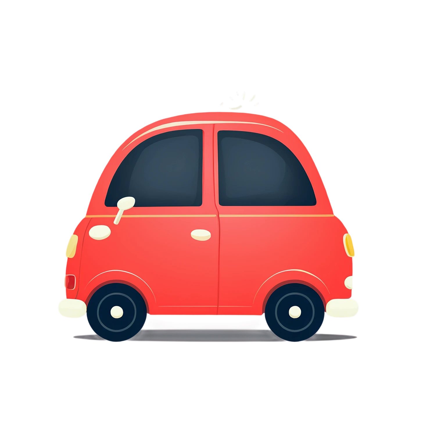 Car Cute sticker isolated on transparent background #14198