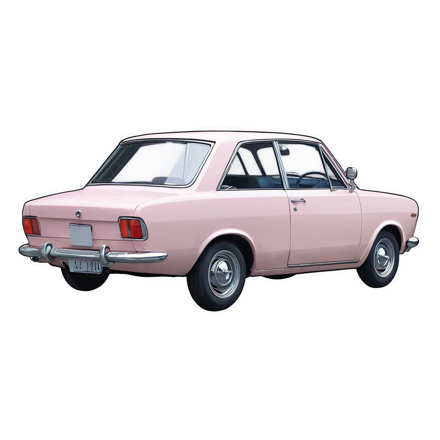 Car Cute sticker isolated on transparent background #14203
