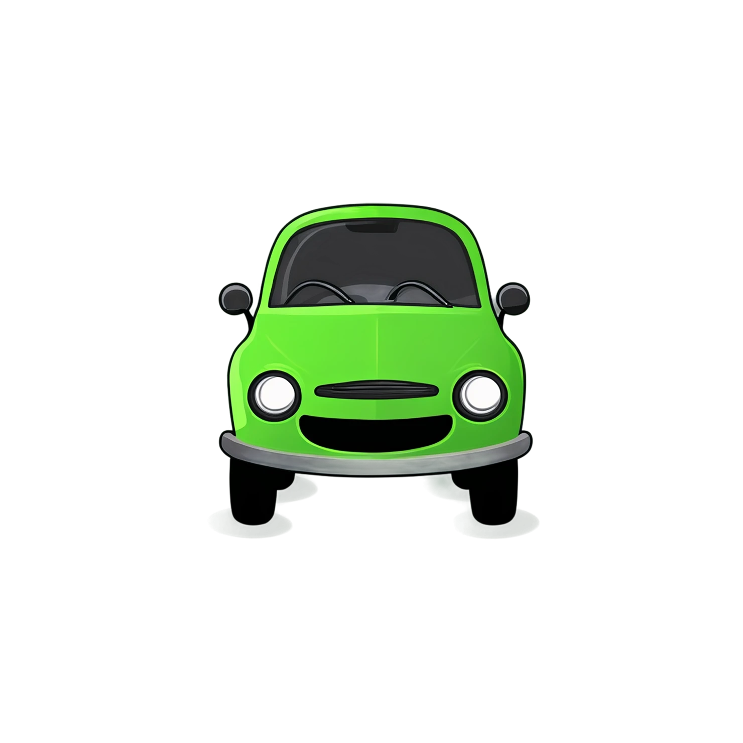 Car Cute sticker isolated on transparent background #14209