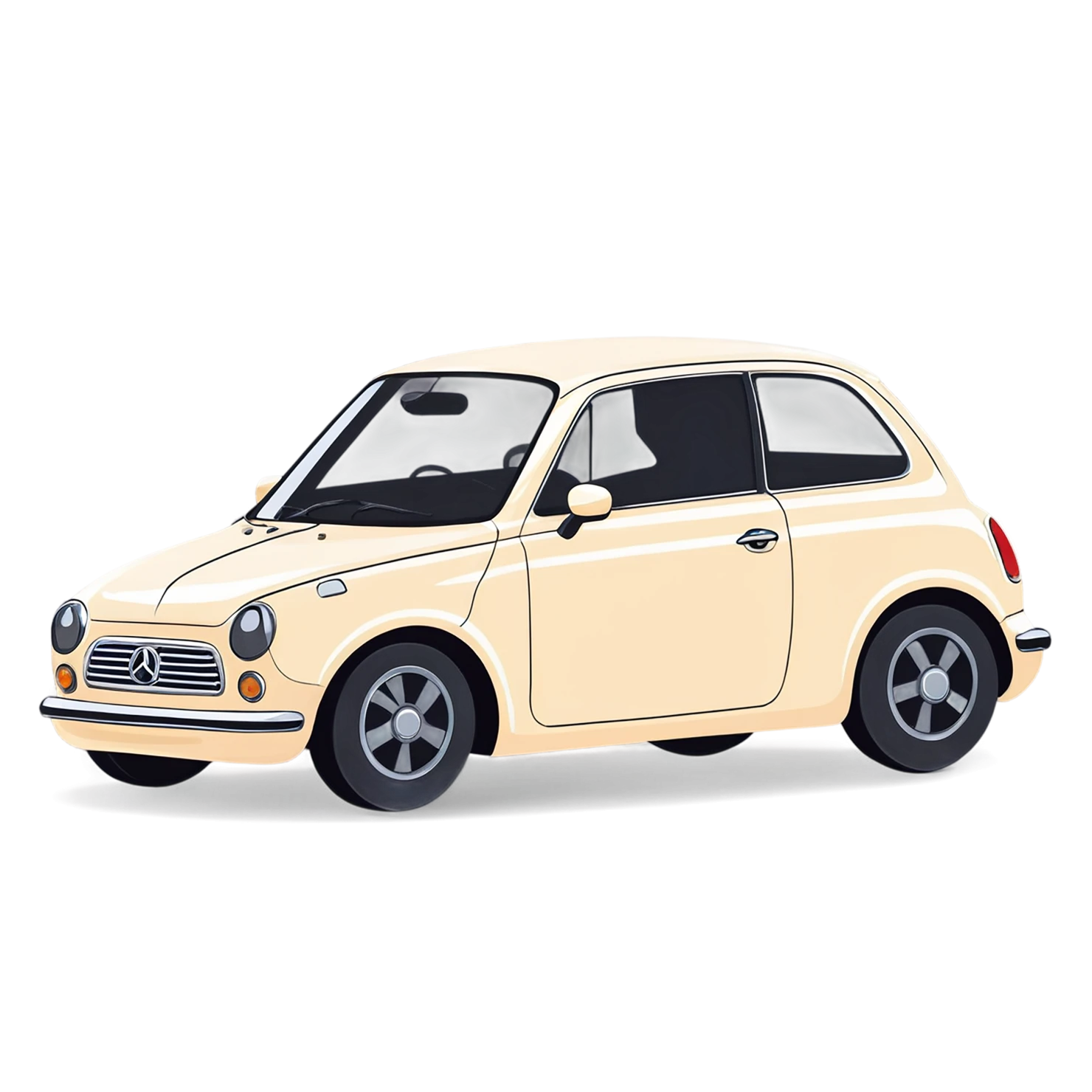 Car Cute sticker isolated on transparent background #14214