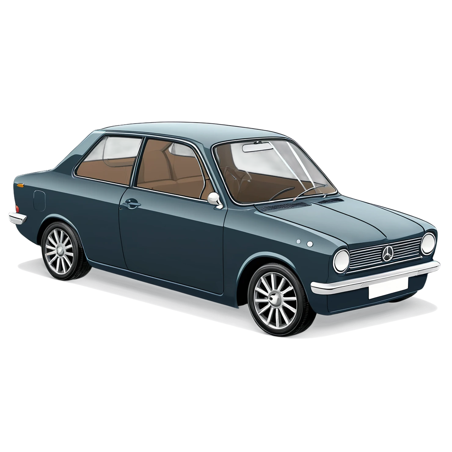 Car Cute sticker isolated on transparent background #14215