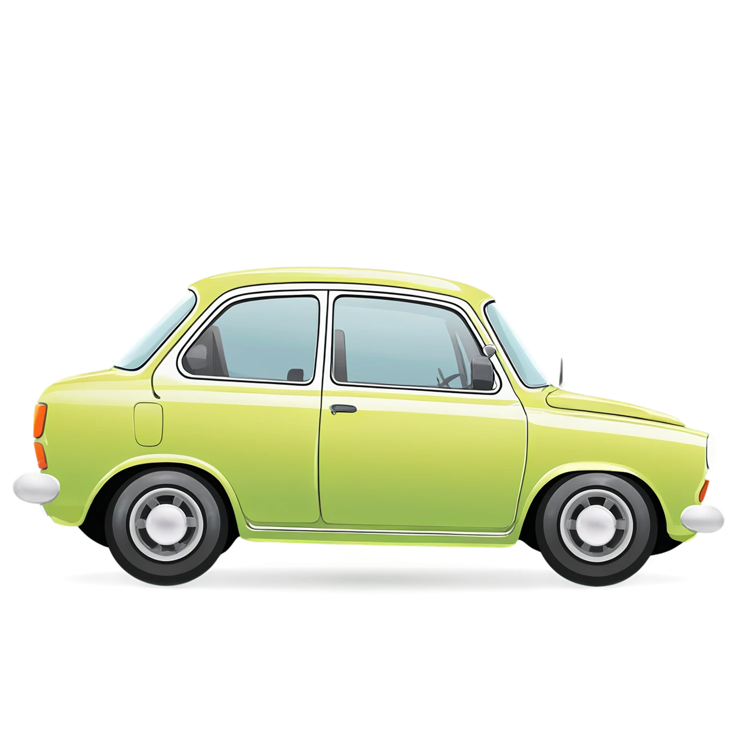 Car Cute sticker isolated on transparent background #14220