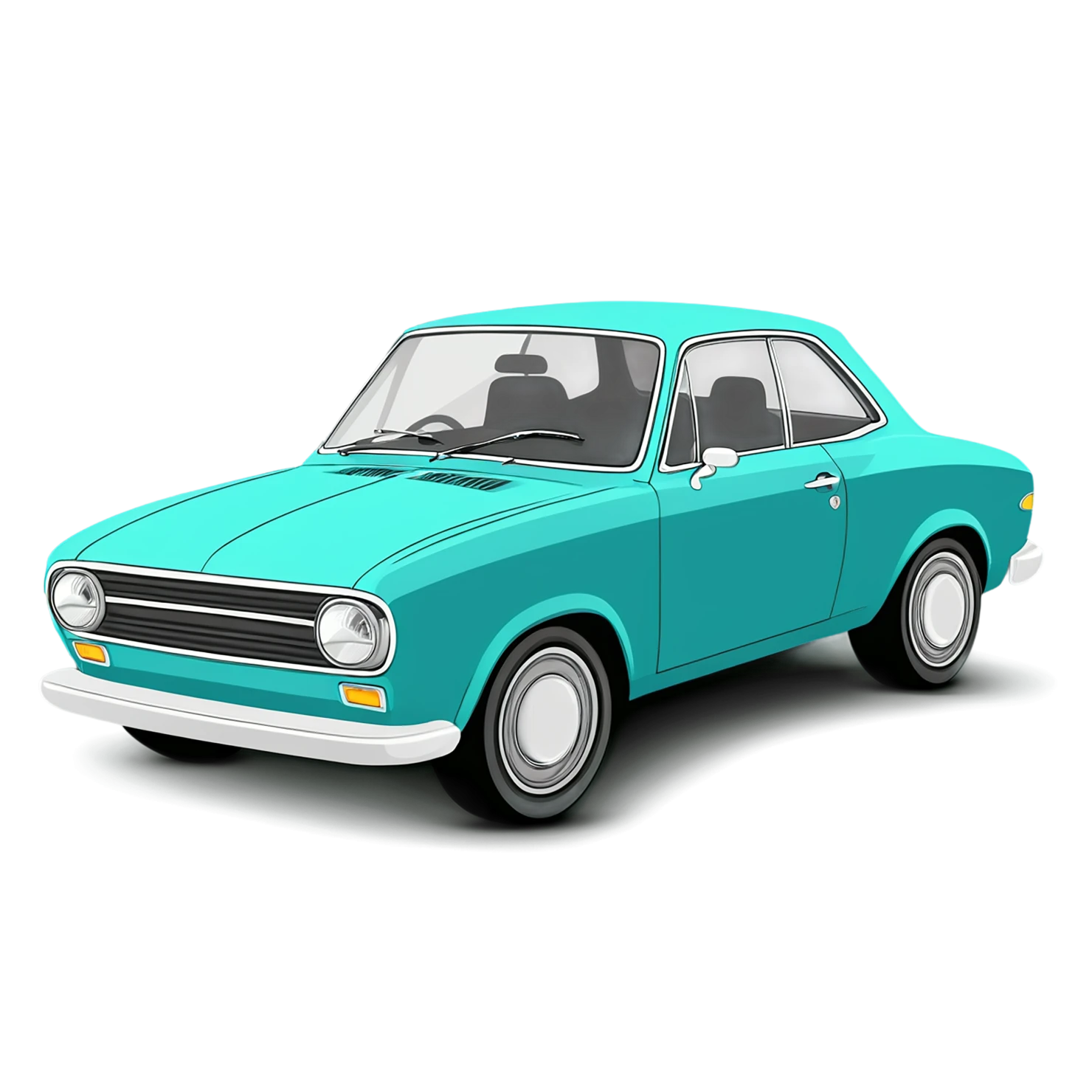 Car Cute sticker isolated on transparent background #14224