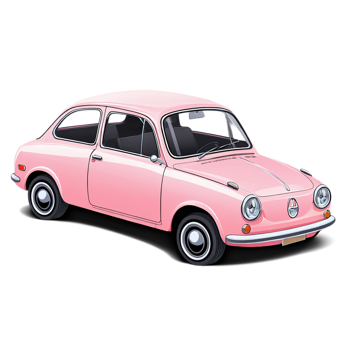 Car Cute sticker isolated on transparent background #14235