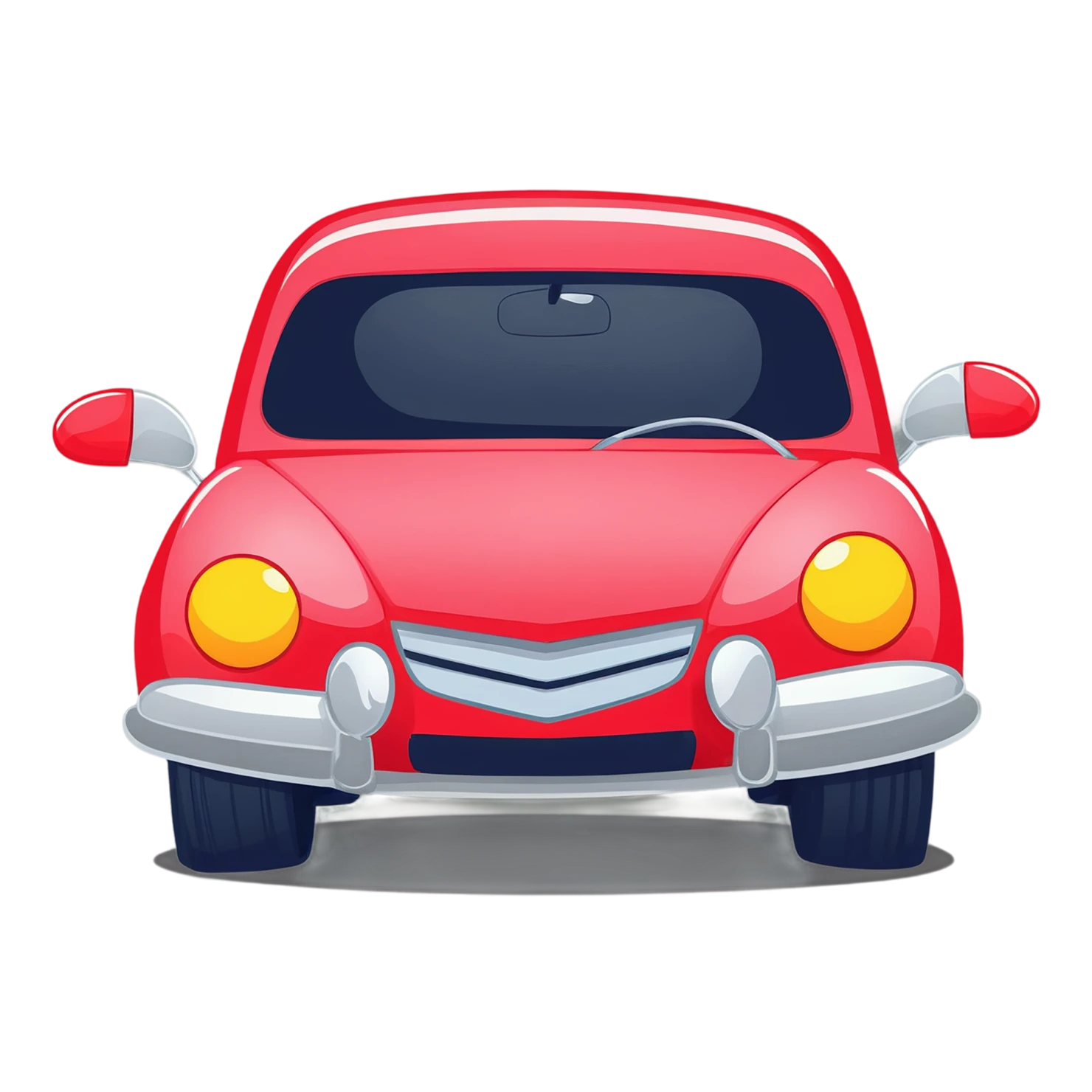 Car Cute sticker isolated on transparent background #14254