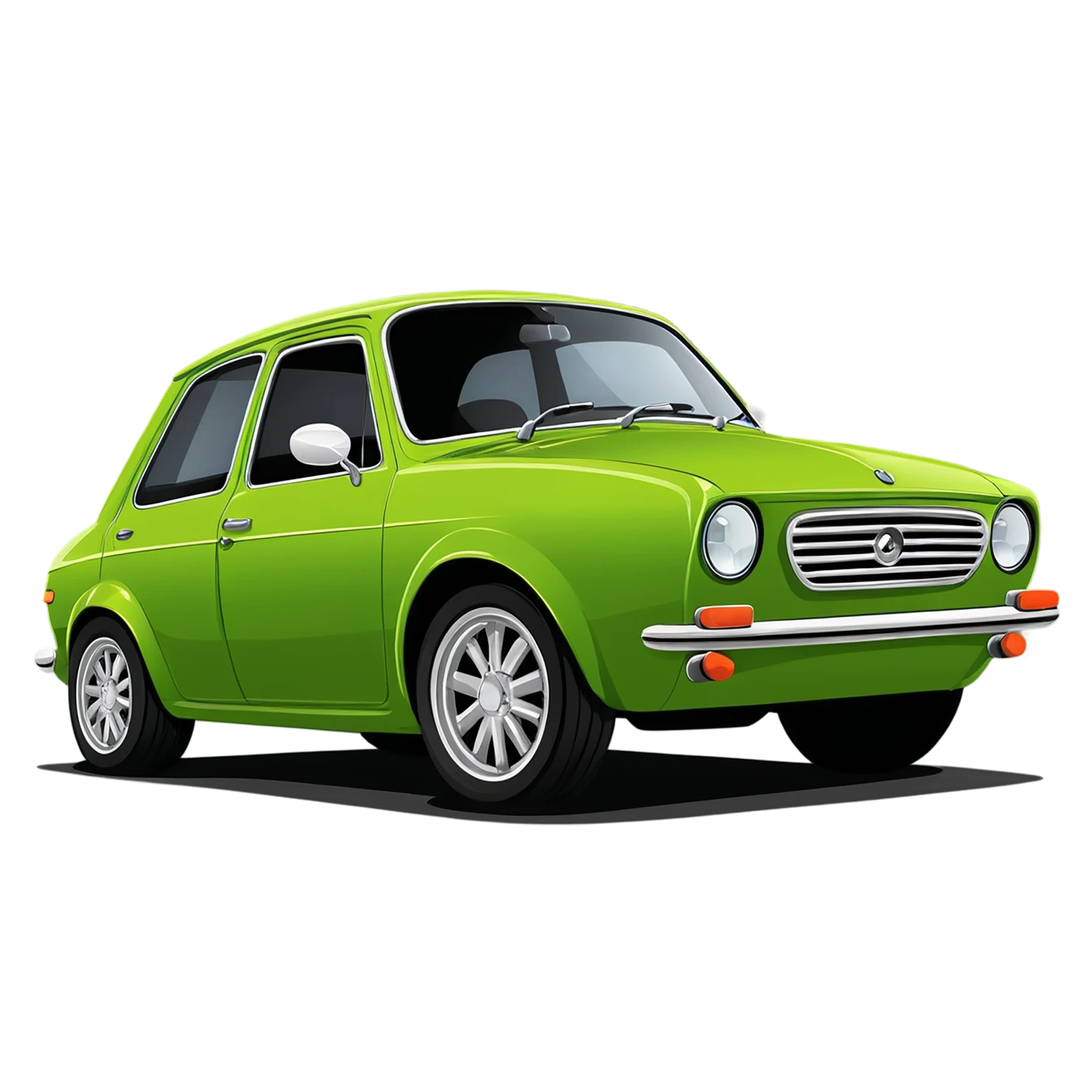 Car Cute sticker isolated on transparent background #14259