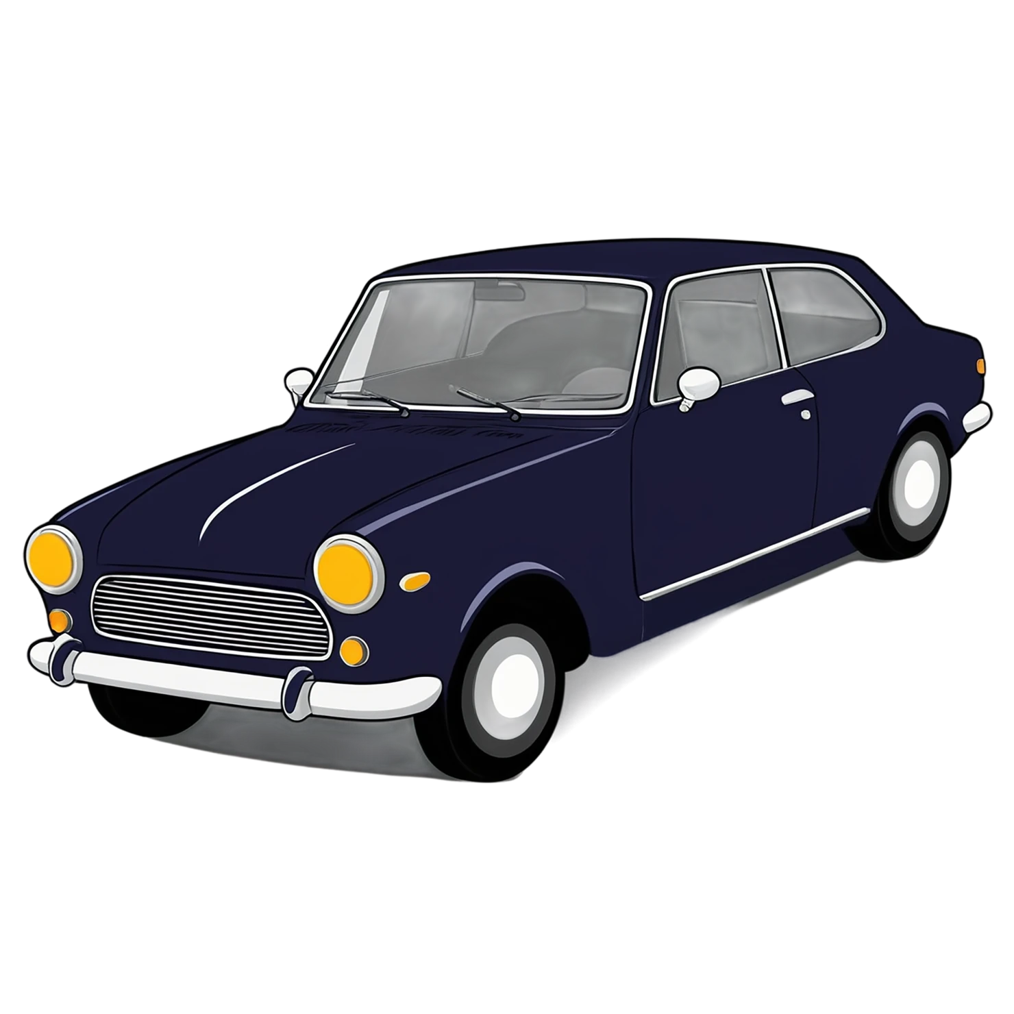 Car Cute sticker isolated on transparent background #14267