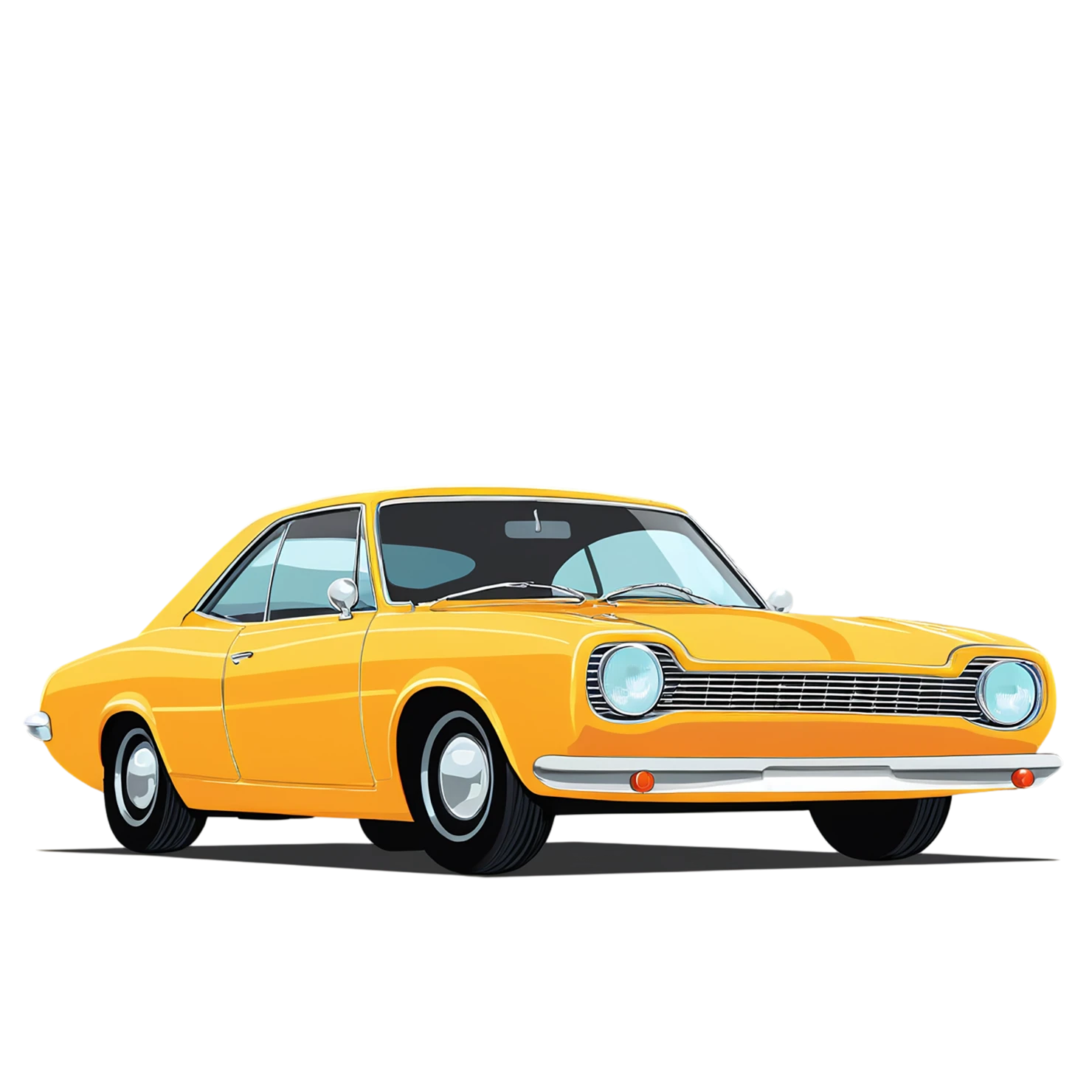 Car Cute sticker isolated on transparent background #14274