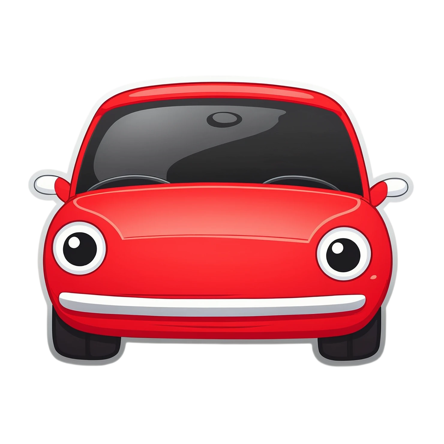 Car Cute sticker isolated on transparent background #14275