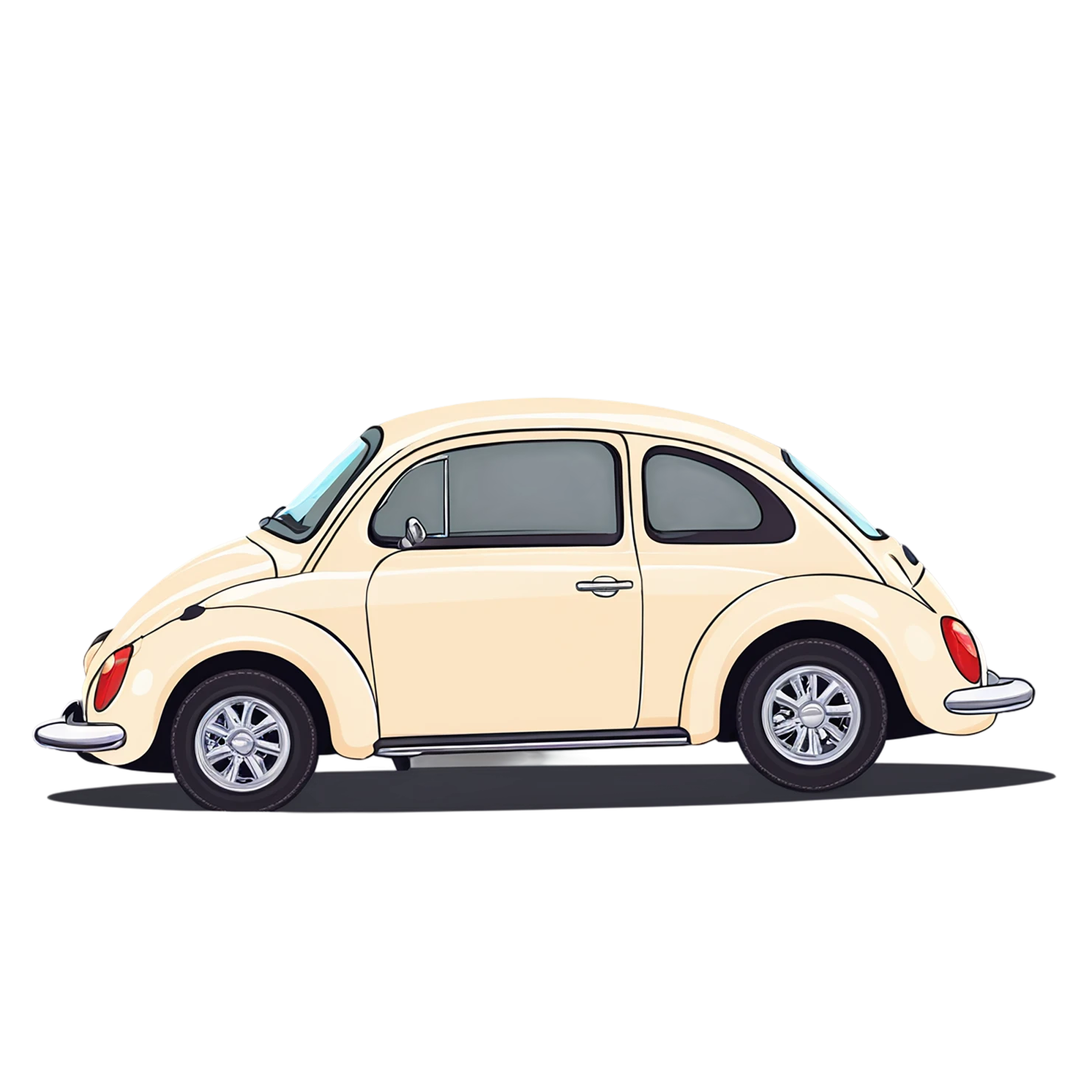 Car Cute sticker isolated on transparent background #14276