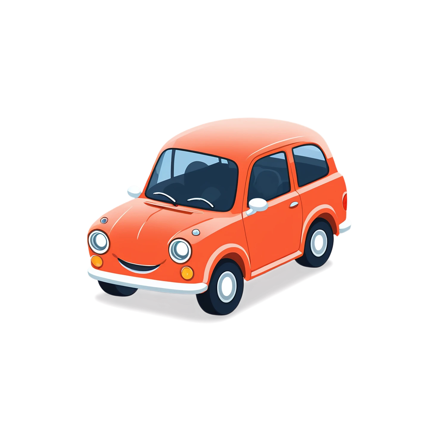 Car Cute sticker isolated on transparent background #14277