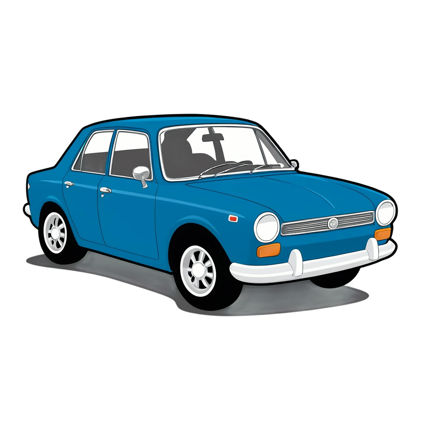 Car Cute sticker isolated on transparent background #14286