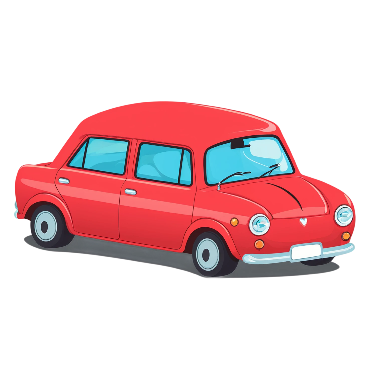 Car Cute sticker isolated on transparent background #14308