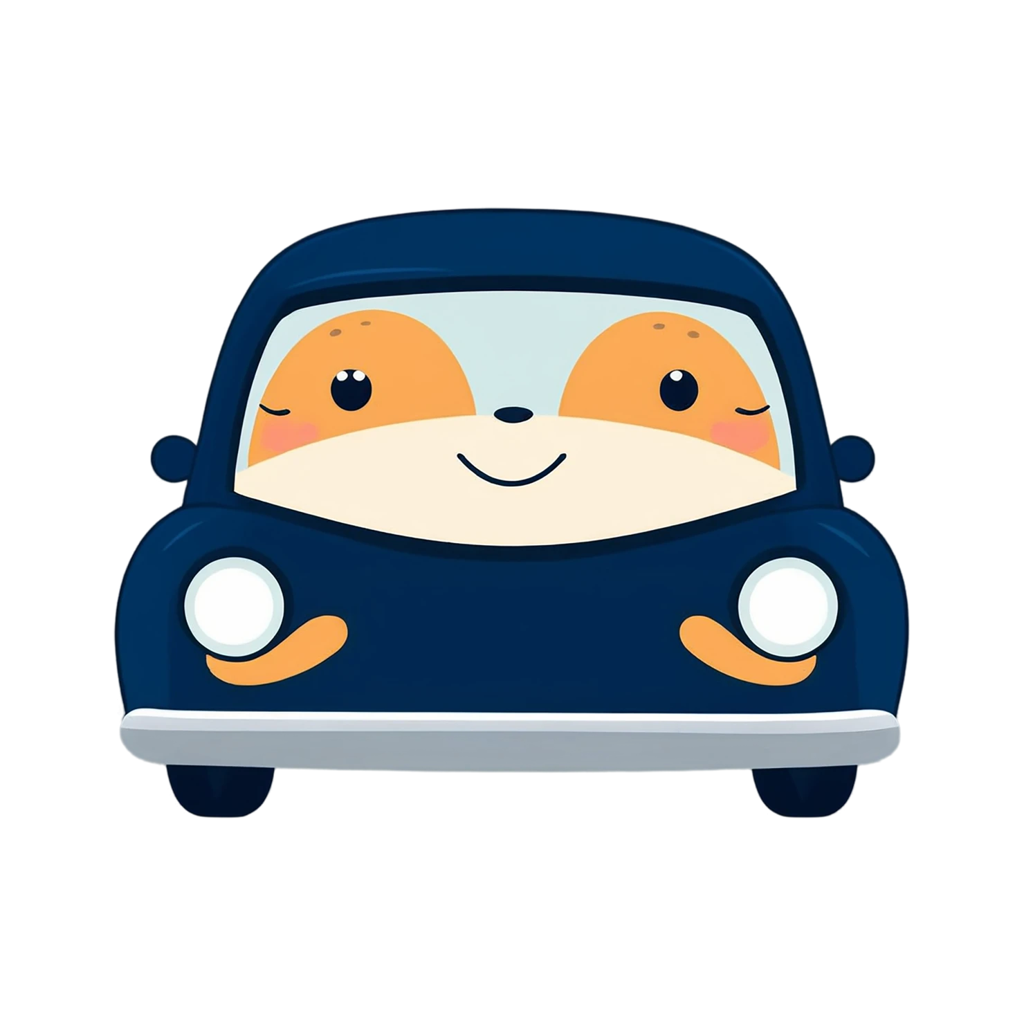 Car Cute sticker isolated on transparent background #14325