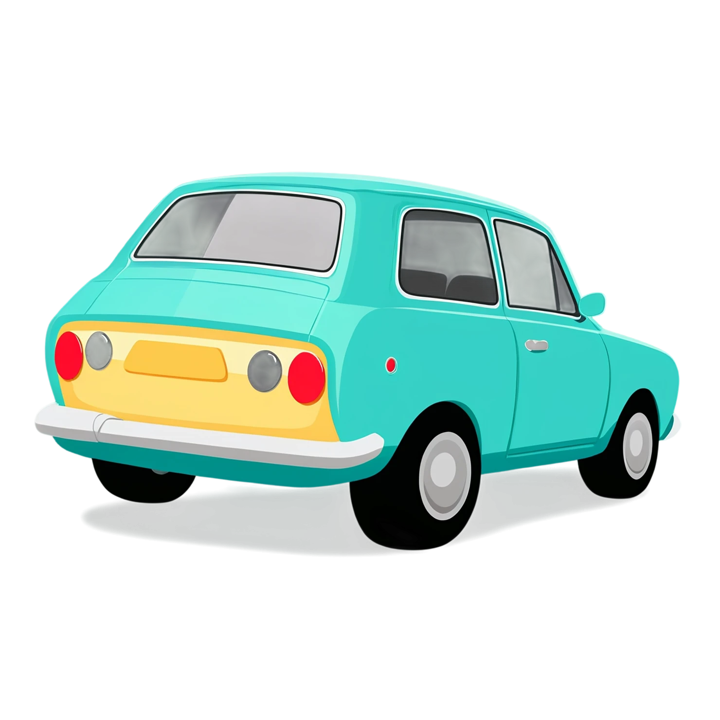Car Cute sticker isolated on transparent background #14326