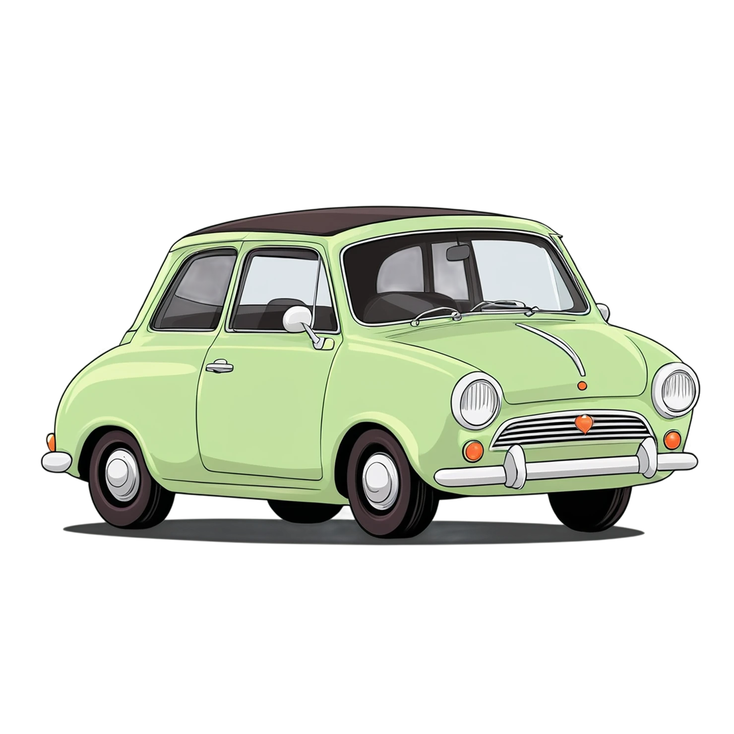 Car Cute sticker isolated on transparent background #14327