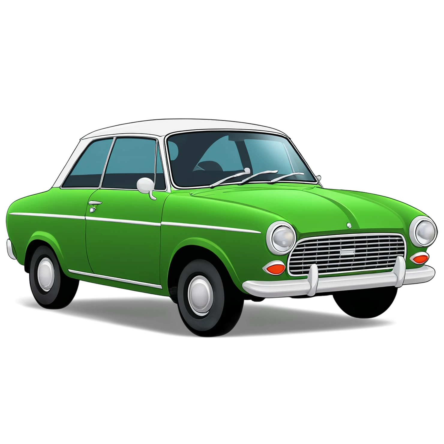Car Cute sticker isolated on transparent background #14337