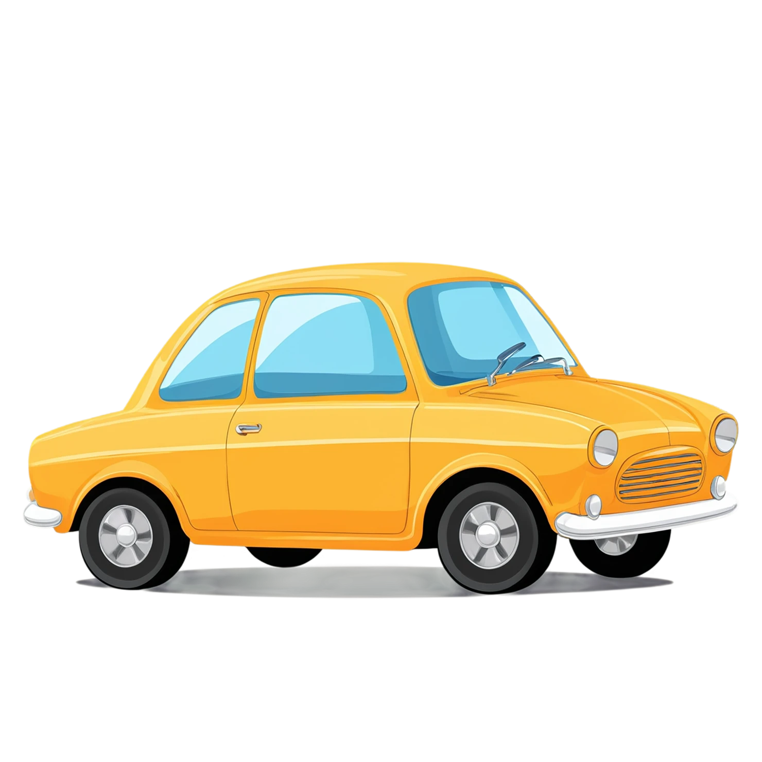 Car Cute sticker isolated on transparent background #14360