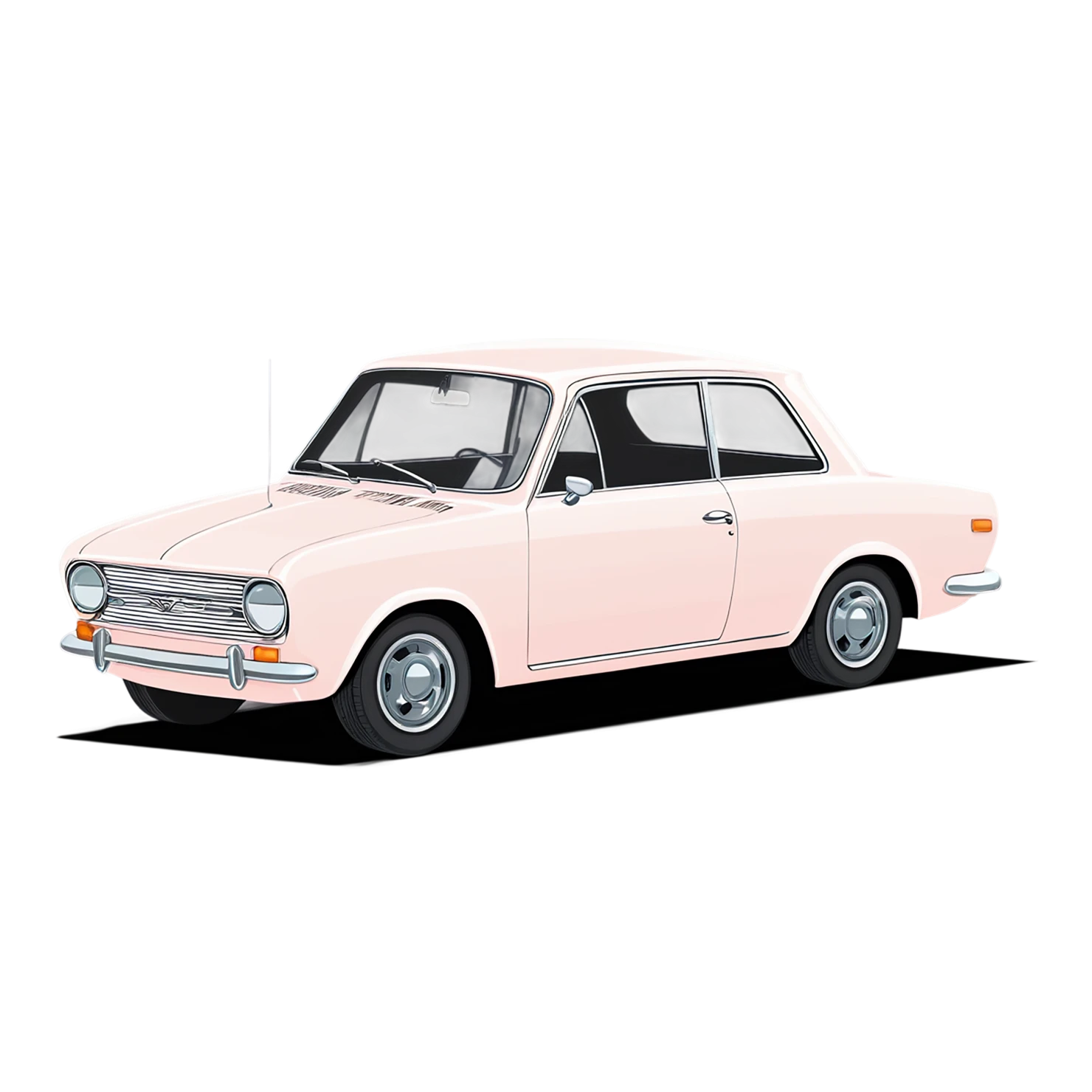 Car Cute sticker isolated on transparent background #14373