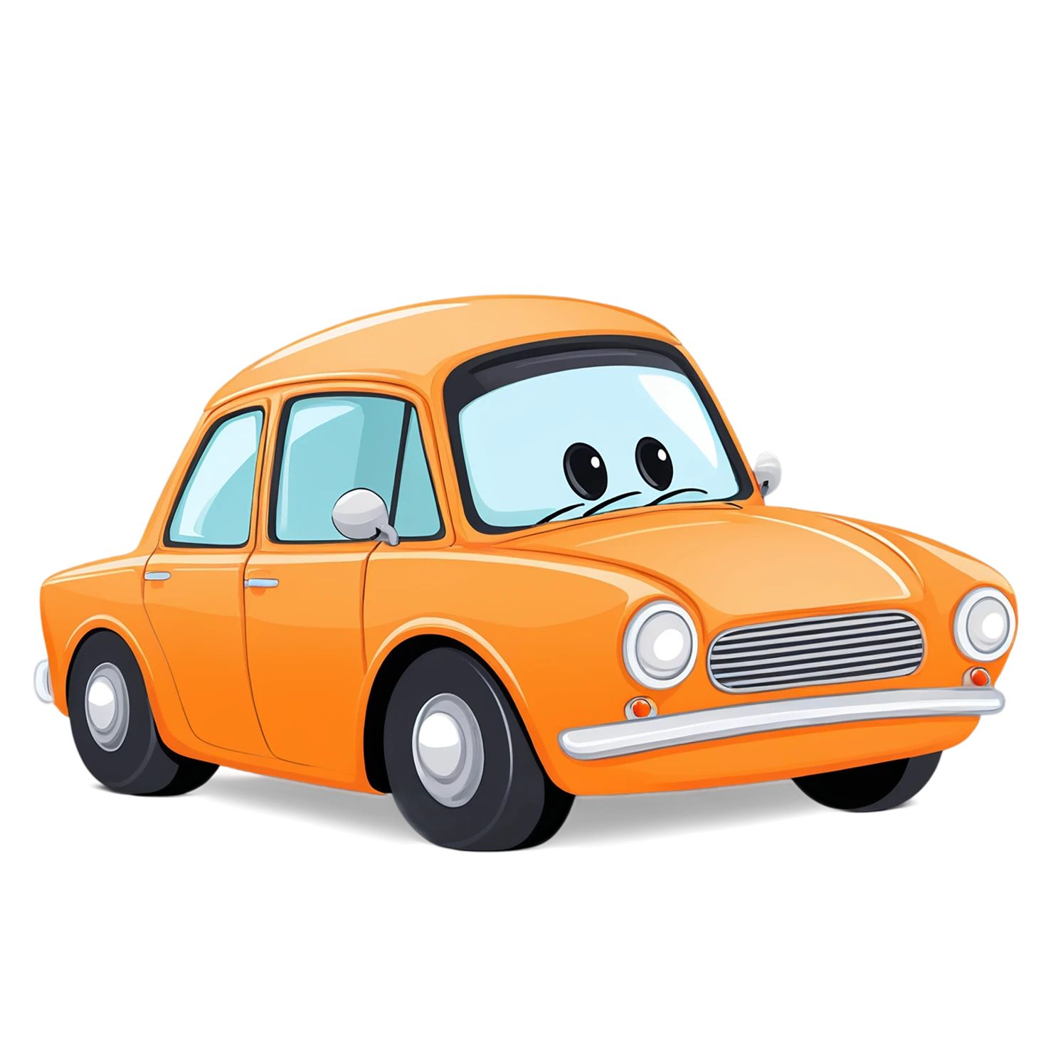 Car Cute sticker isolated on transparent background #14374