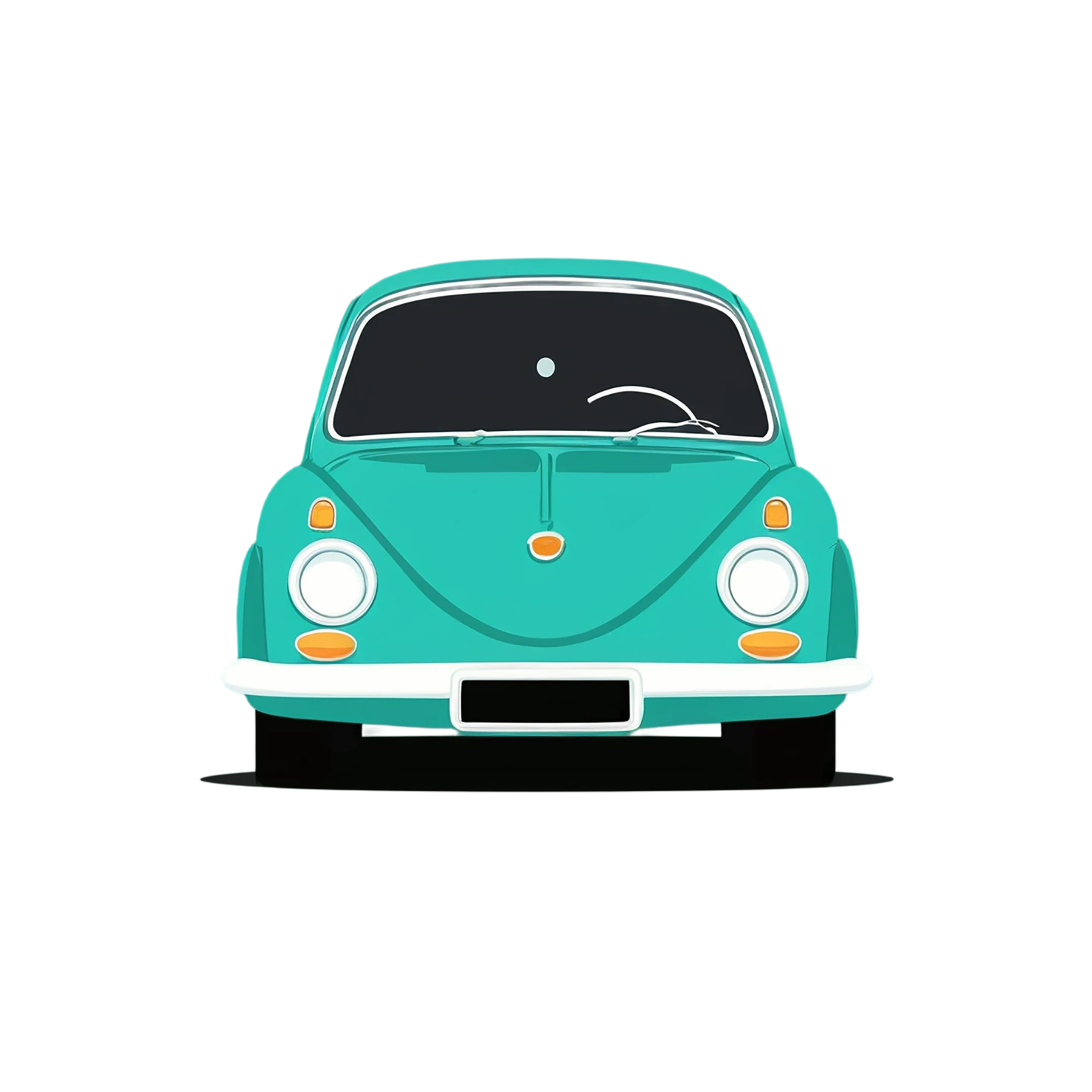 Car Cute sticker isolated on transparent background #14377