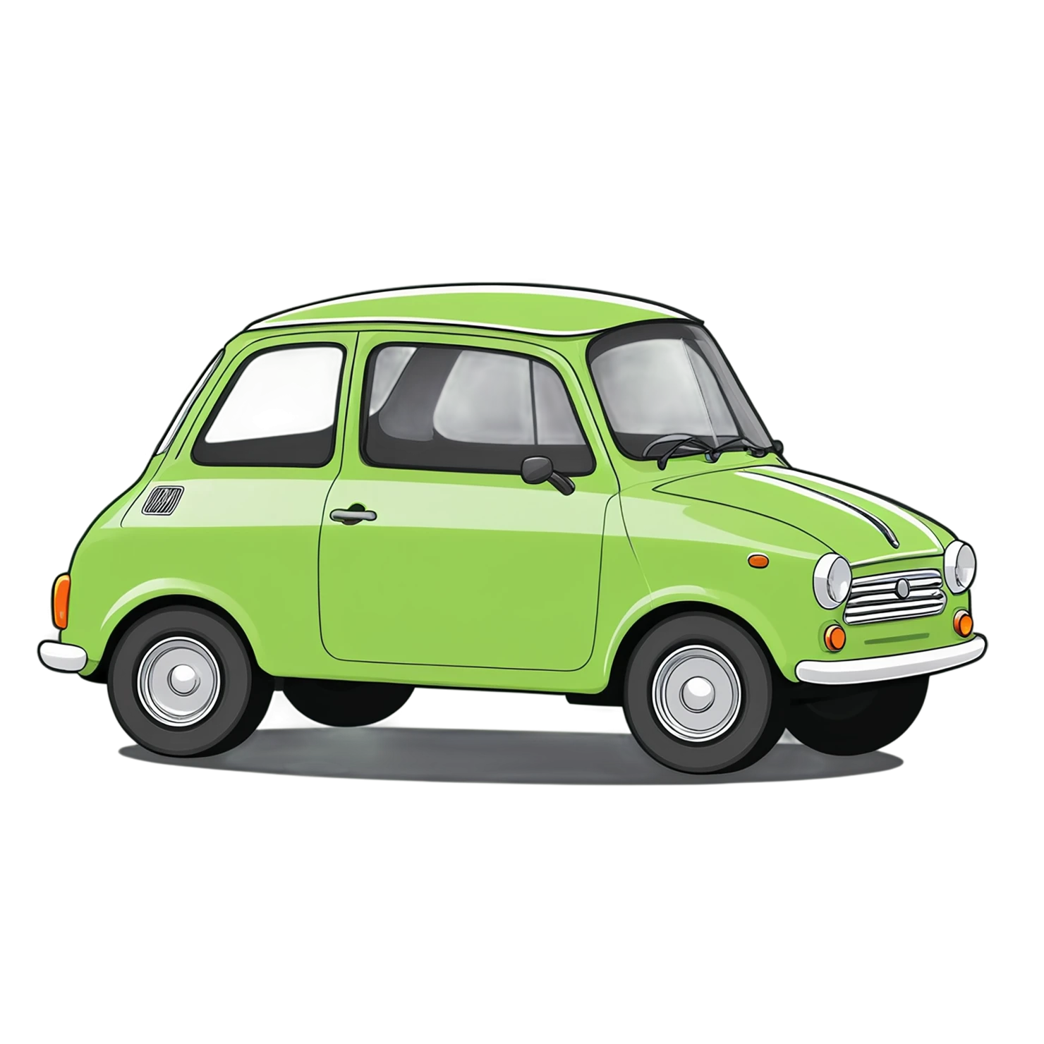 Car Cute sticker isolated on transparent background #14379