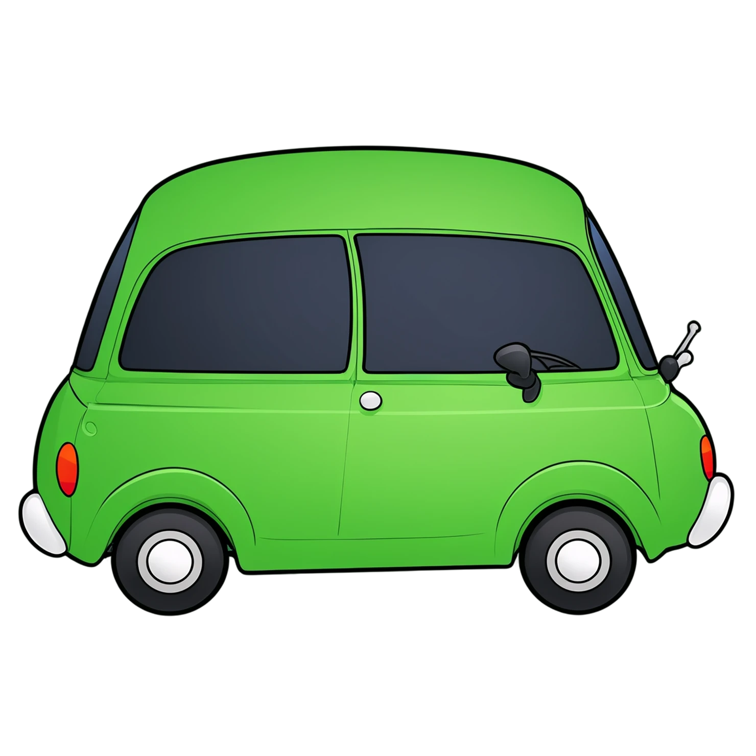 Car Cute sticker isolated on transparent background #14400