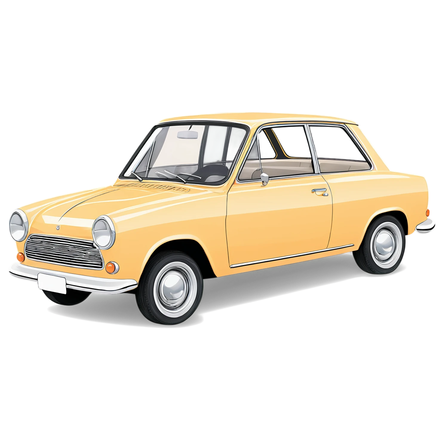 Car Cute sticker isolated on transparent background #14409
