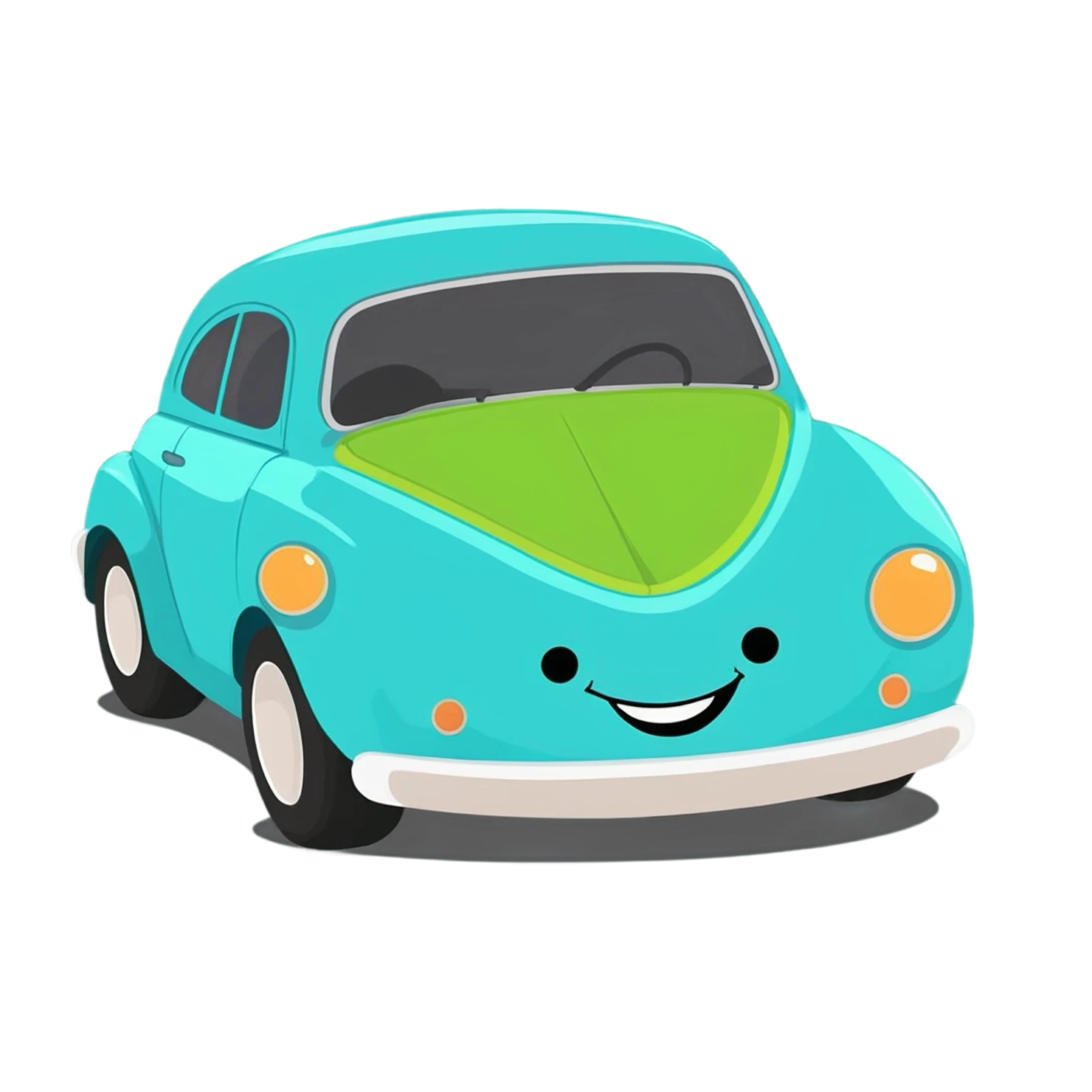 Car Cute sticker isolated on transparent background #14411