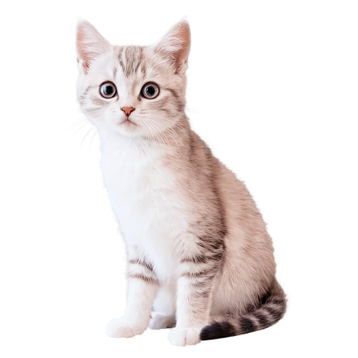 Cat Cute sticker isolated on transparent background #14749